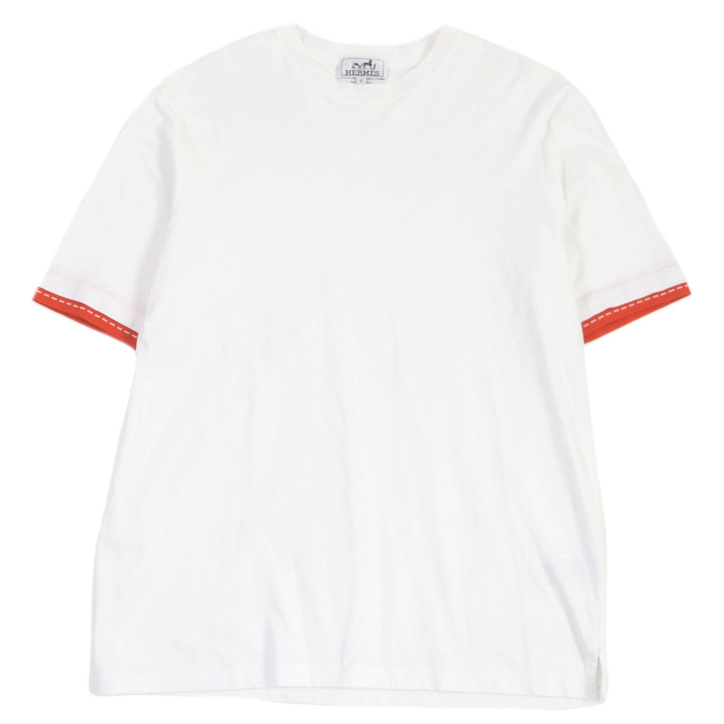 HERMES Short sleeve T-shirt cotton white S