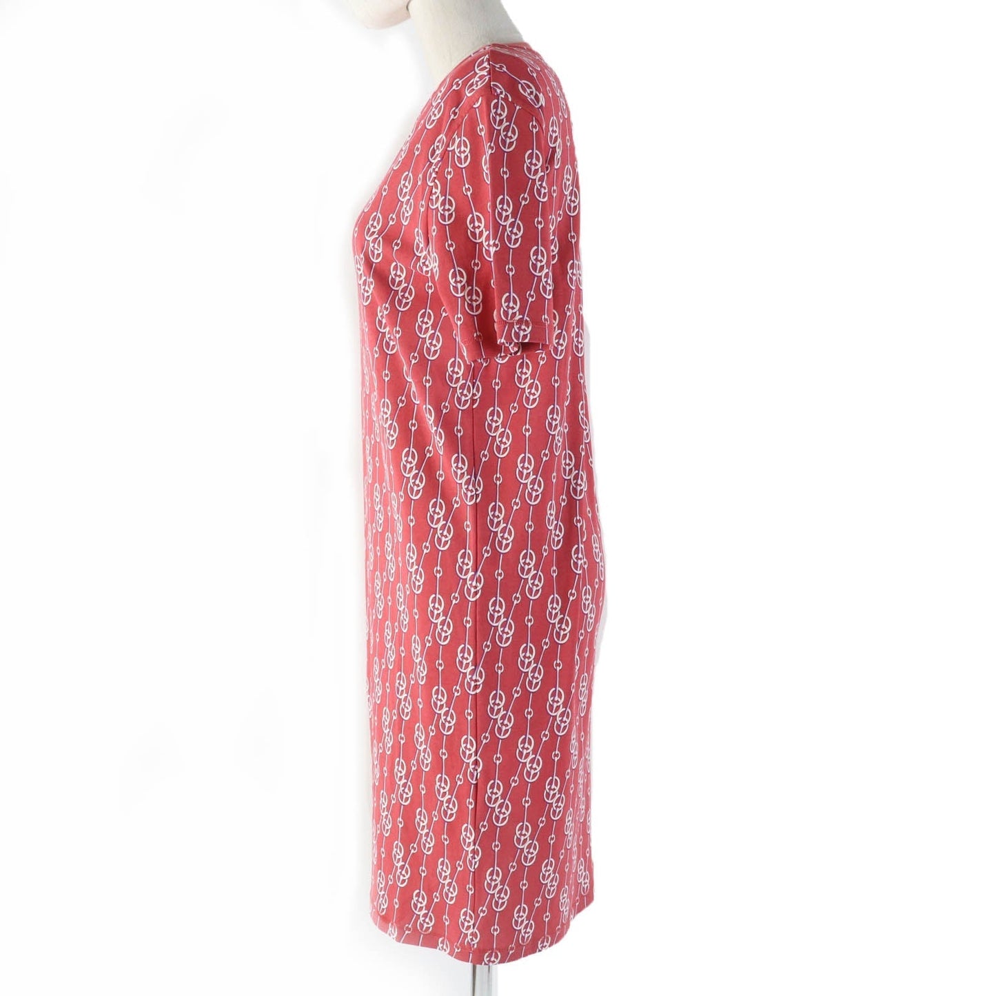 HERMES one piece 2E4501DG cotton Red type 34