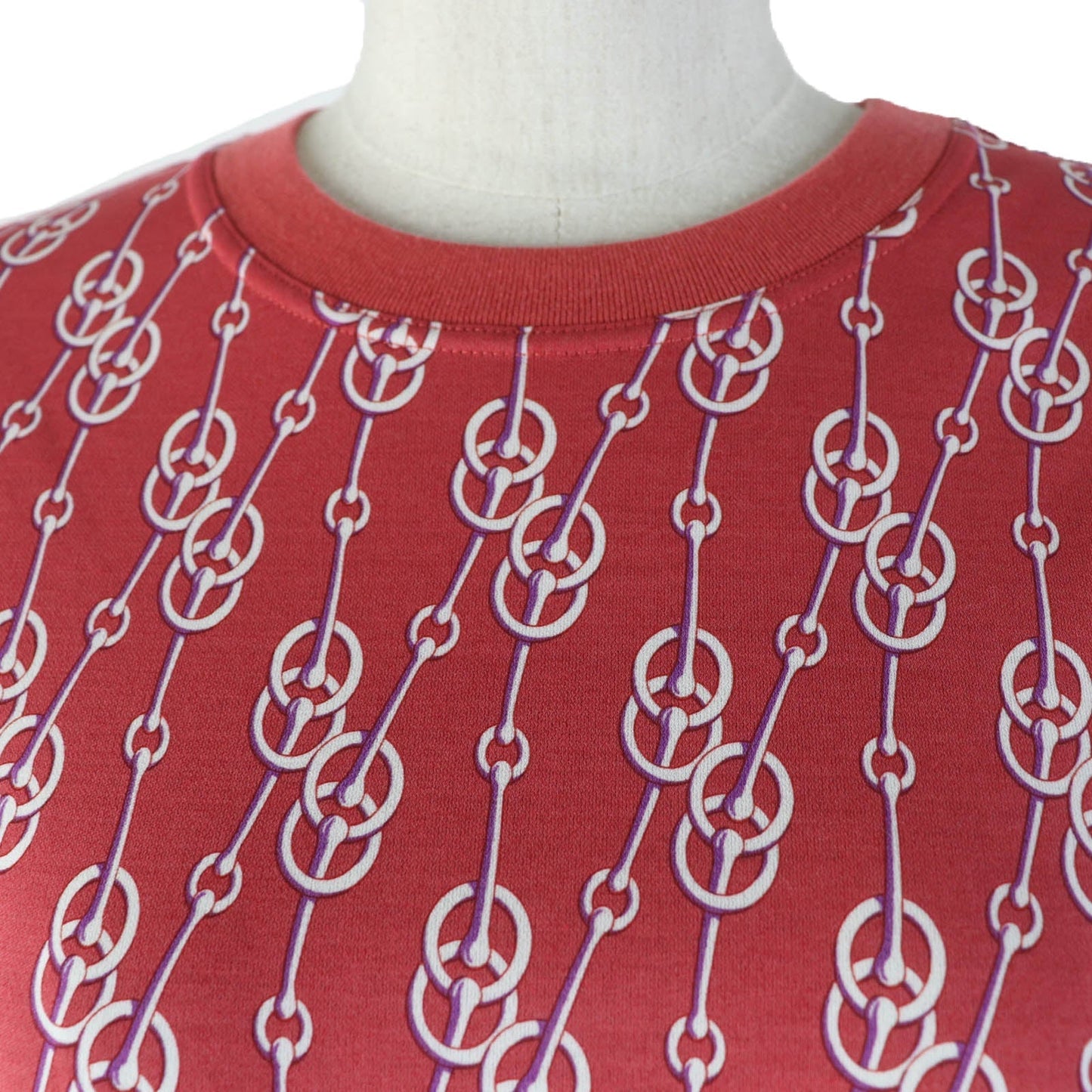 HERMES one piece 2E4501DG cotton Red type 34