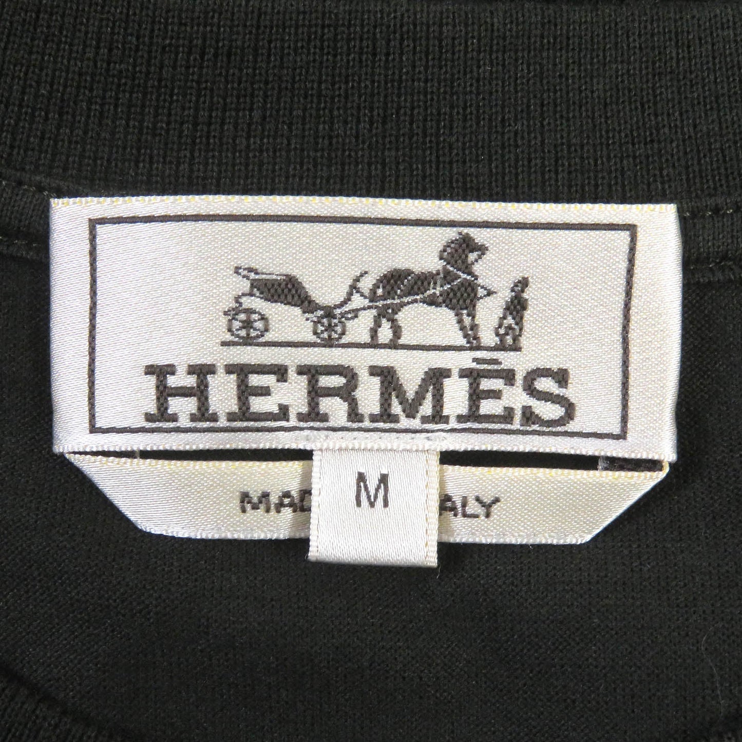 HERMES Short sleeve T-shirt cotton Dark green M