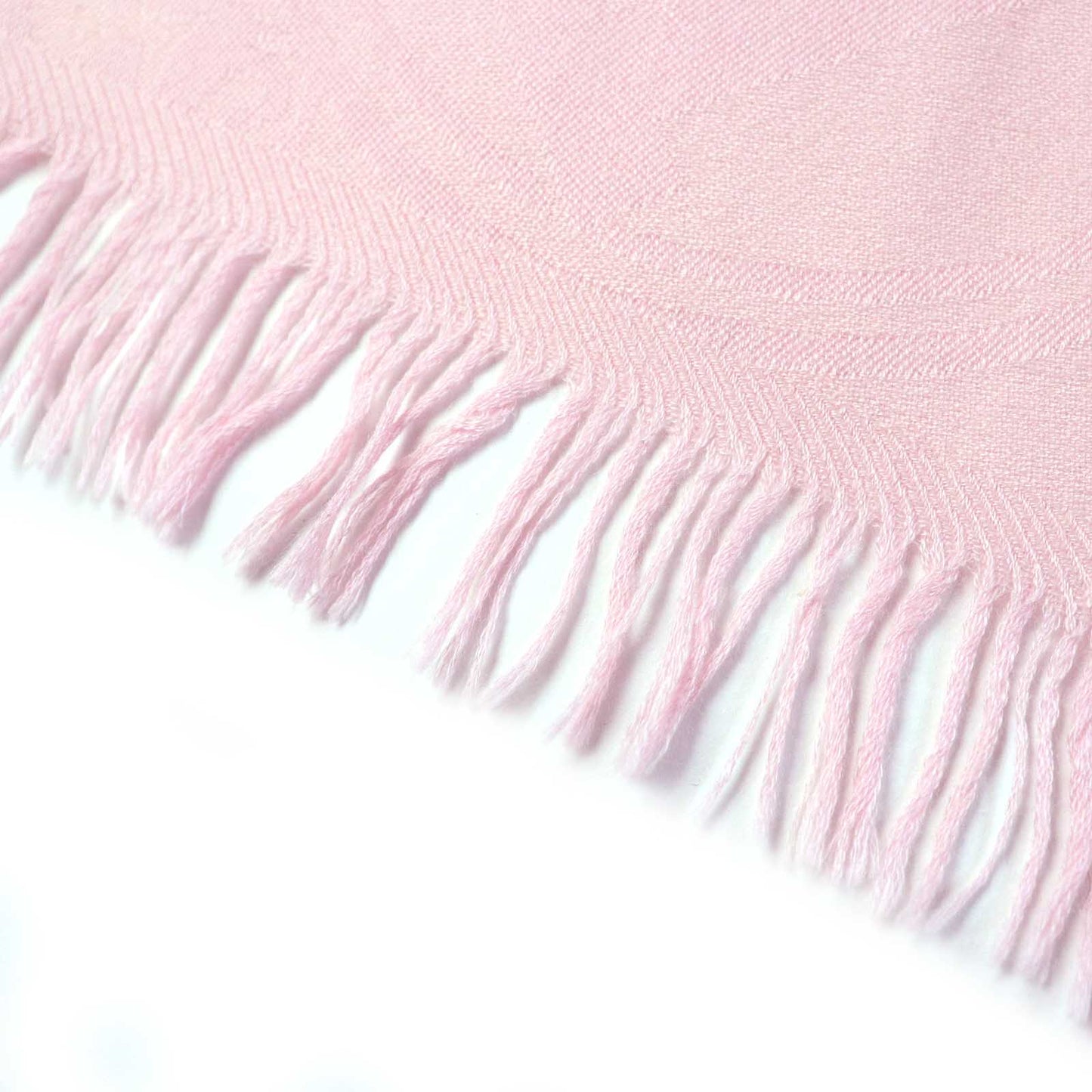 HERMES Stall H262494S Main: 85% cashmere, Main: 15% silk pink Women Used