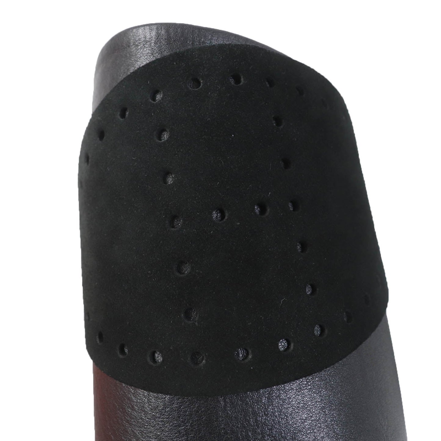 HERMES Knee-high boots leather black 37
