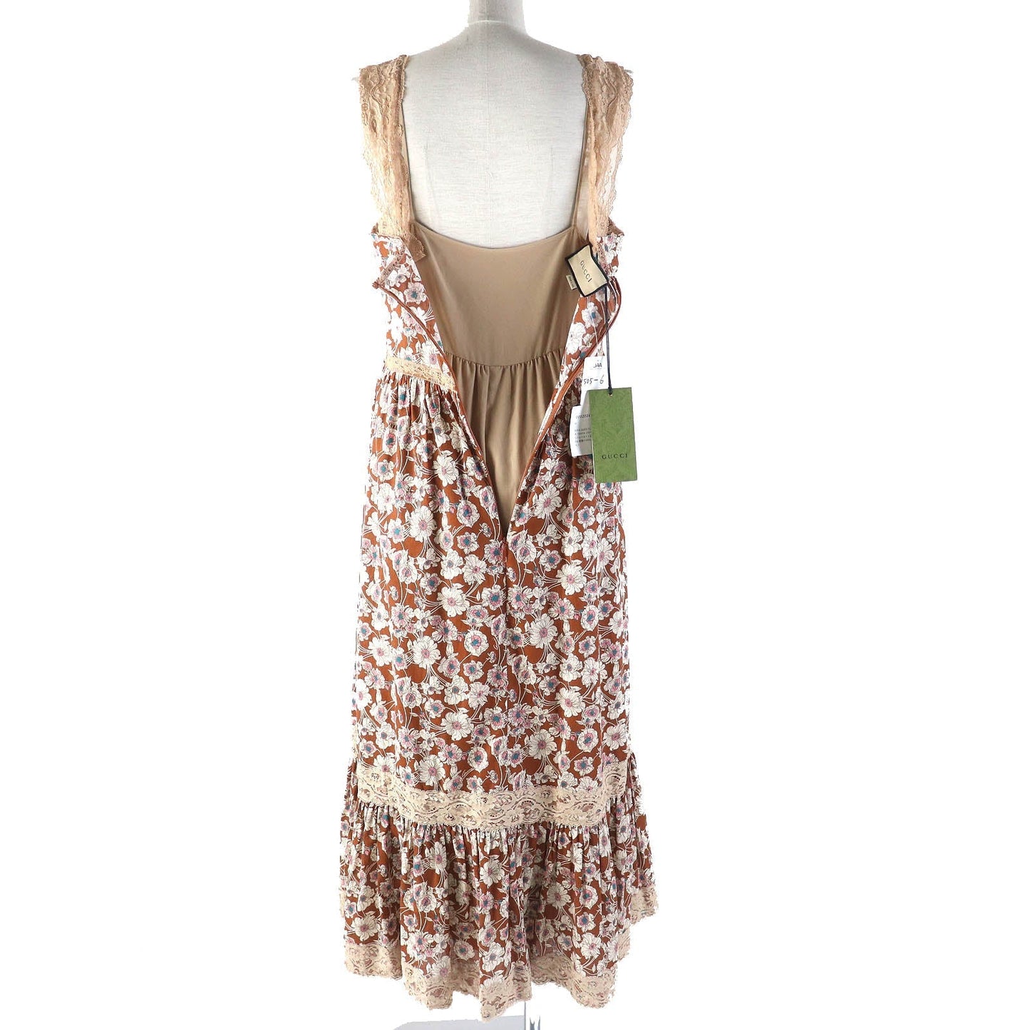 GUCCI one piece 704249 ZAJKH cotton Brown multicolor 42