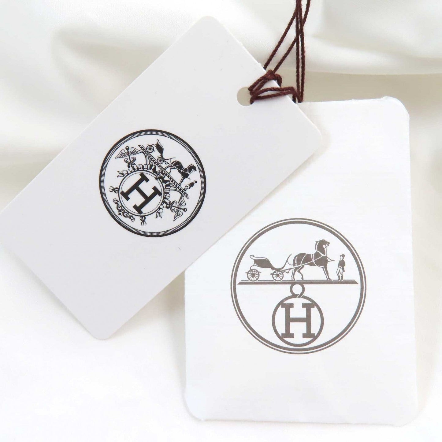 HERMES one piece 4E0546DV cotton white shirt dress 42