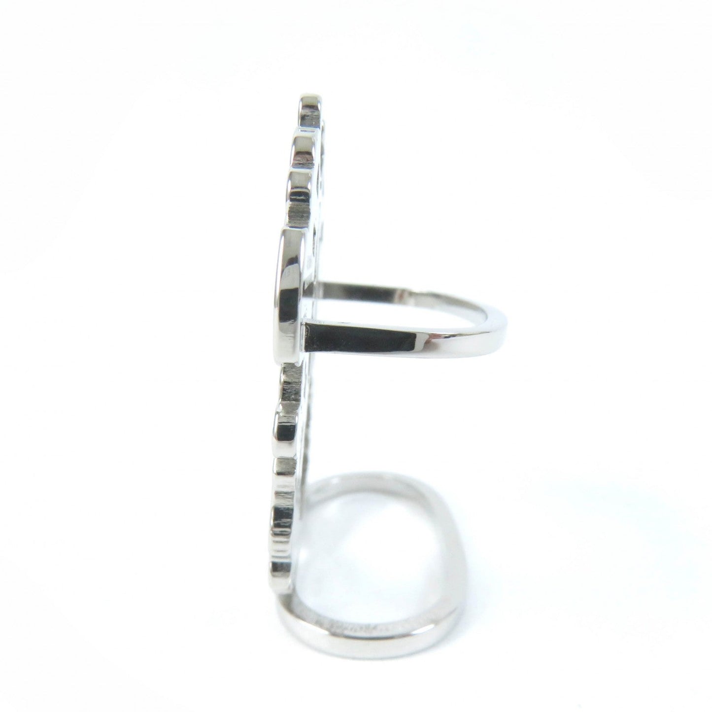 HERMES Scarf ring H603583S 00 Silver Silver Brides de Gala