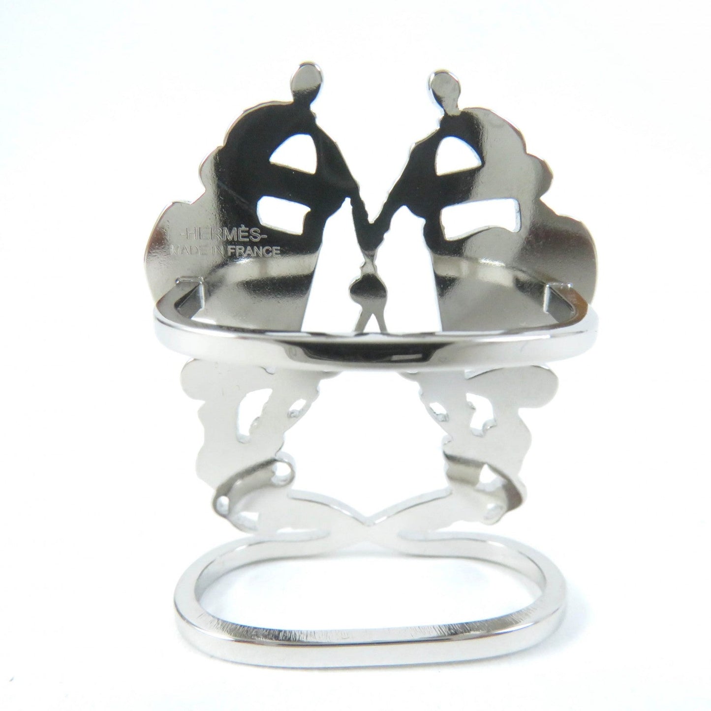 HERMES Scarf ring H603583S 00 Silver Silver Brides de Gala