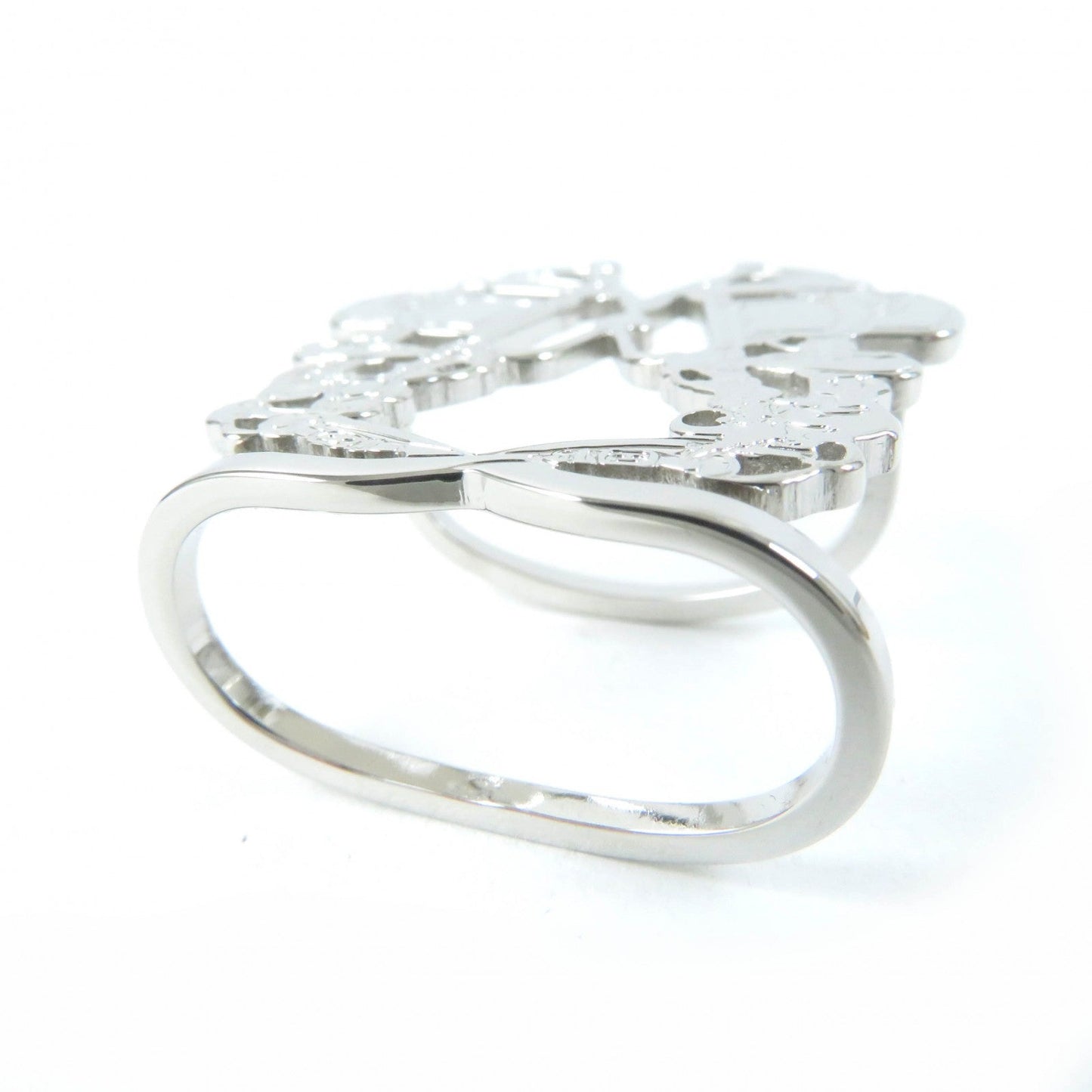 HERMES Scarf ring H603583S 00 Silver Silver Brides de Gala