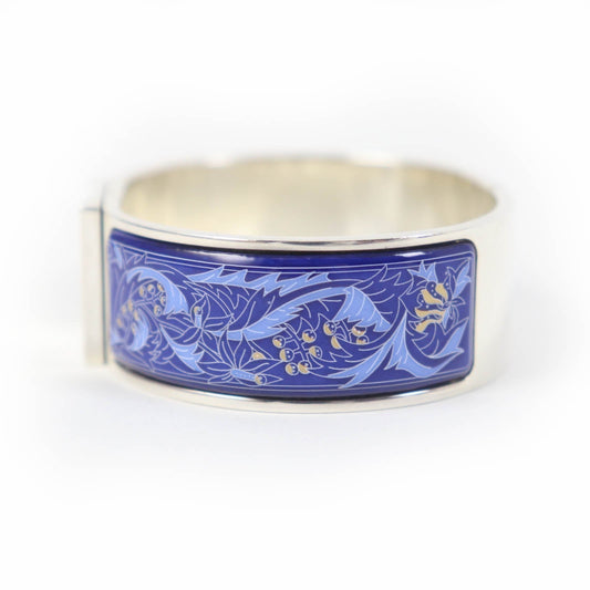 HERMES bracelet SV925 Silver Blue type Emilel GM