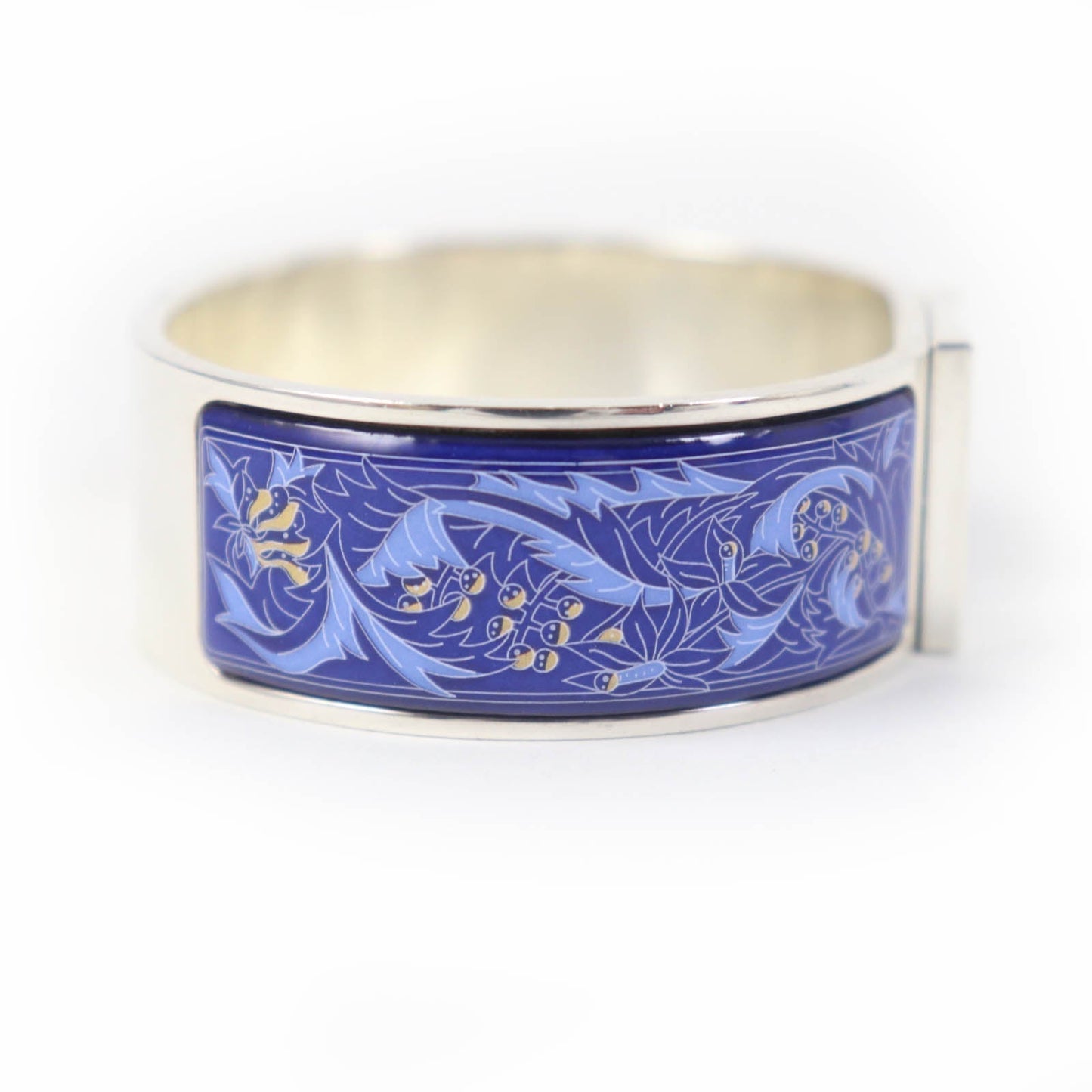 HERMES bracelet SV925 Silver Blue type Emilel GM