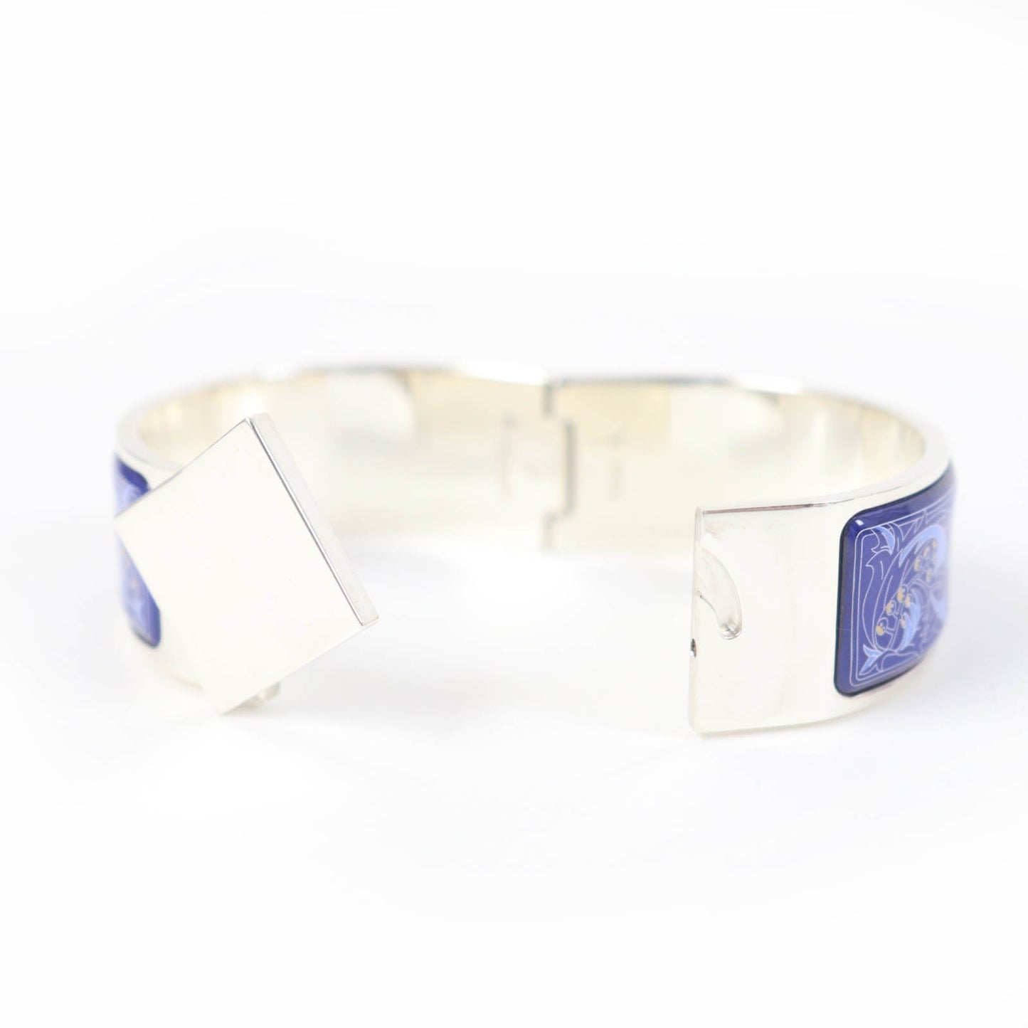 HERMES bracelet SV925 Silver Blue type Emilel GM