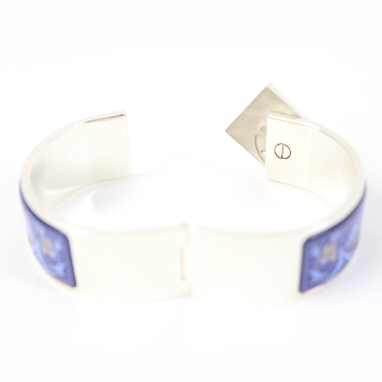 HERMES bracelet SV925 Silver Blue type Emilel GM