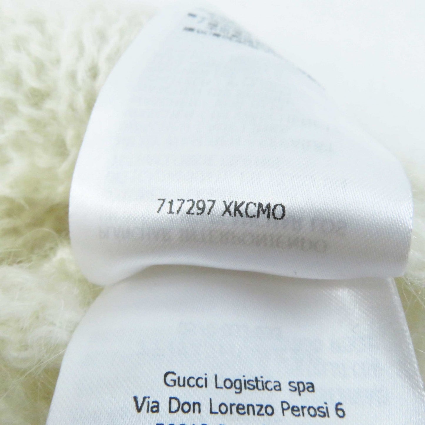 GUCCI knit 713023 mohair white XS
