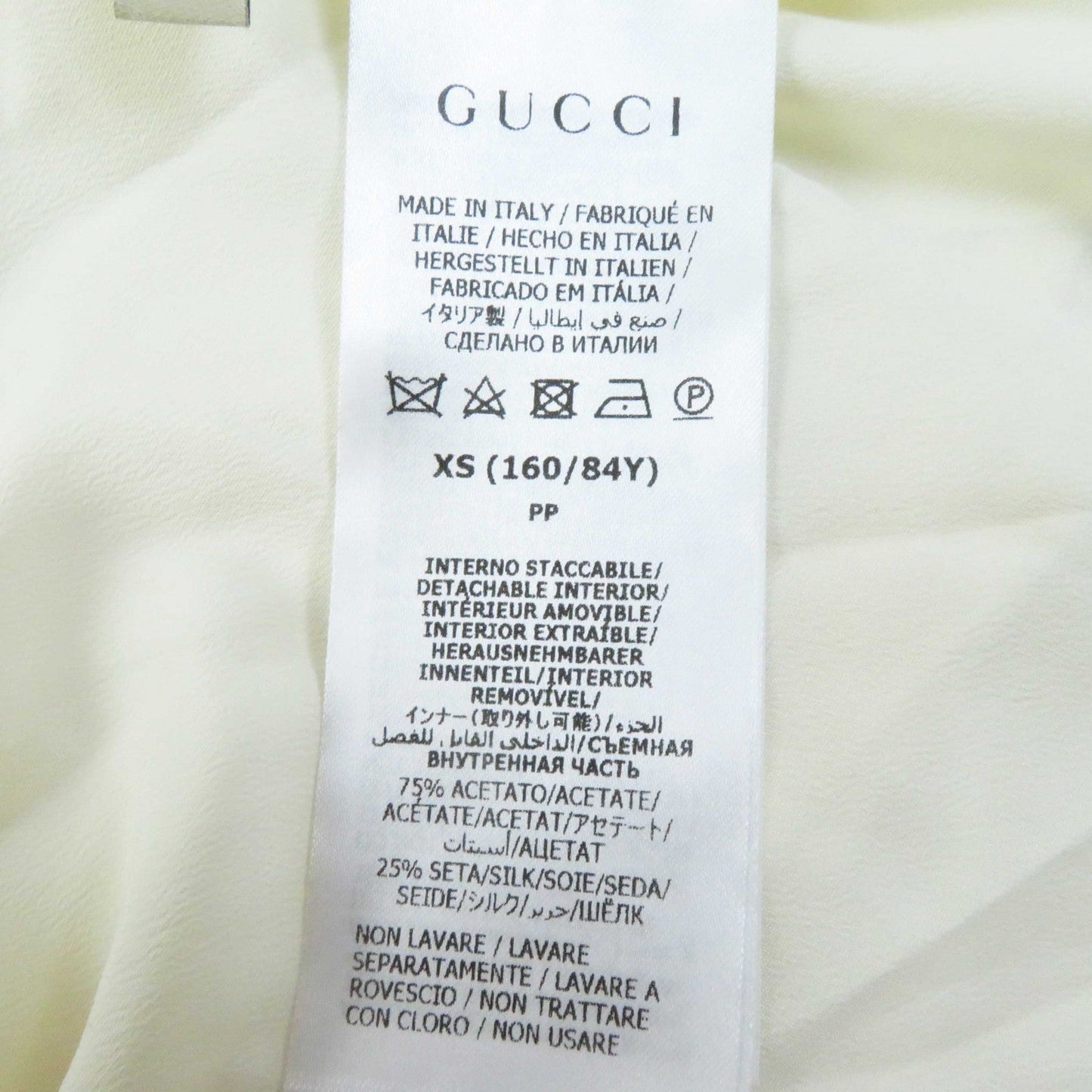 GUCCI knit 713023 mohair white XS