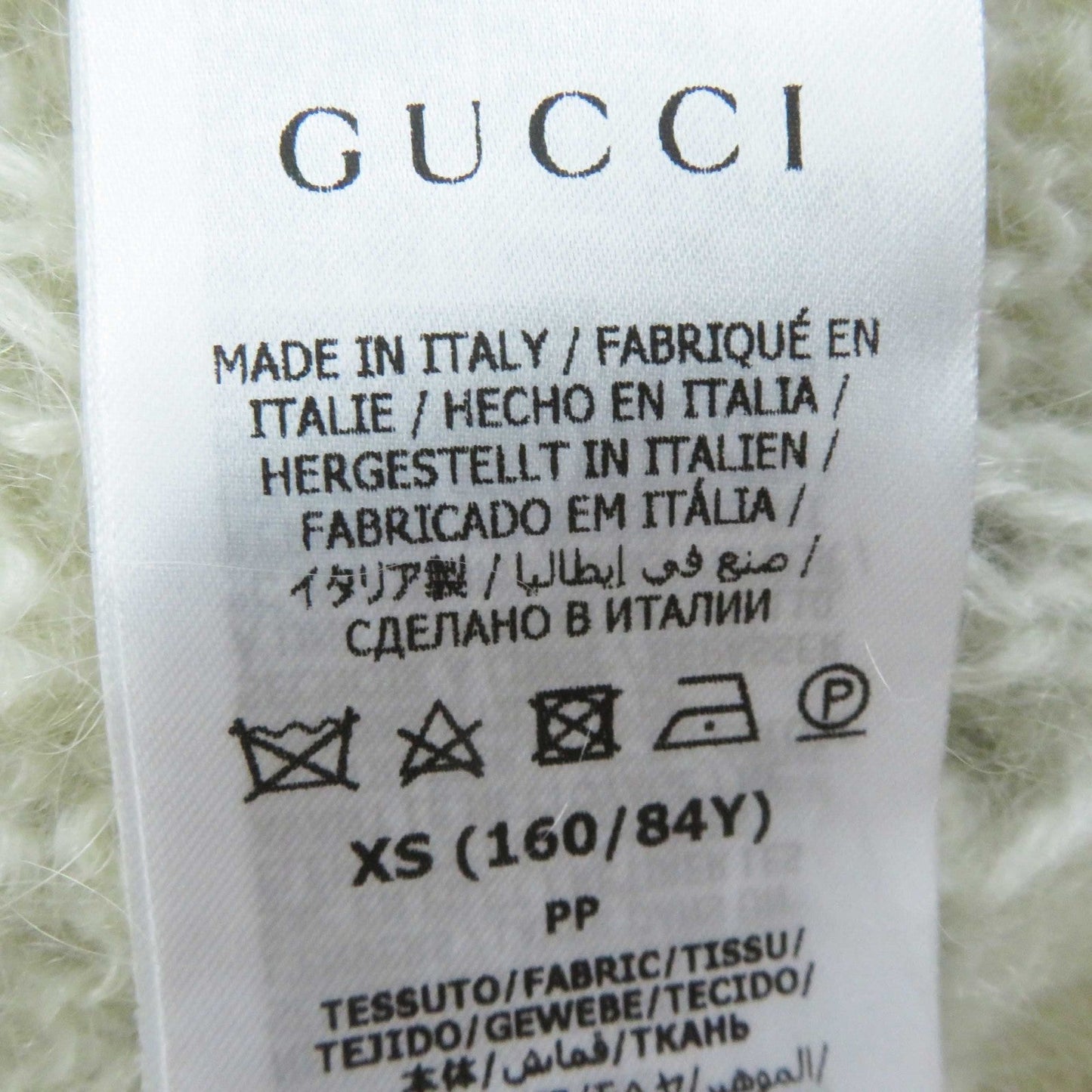 GUCCI knit 713023 mohair white XS