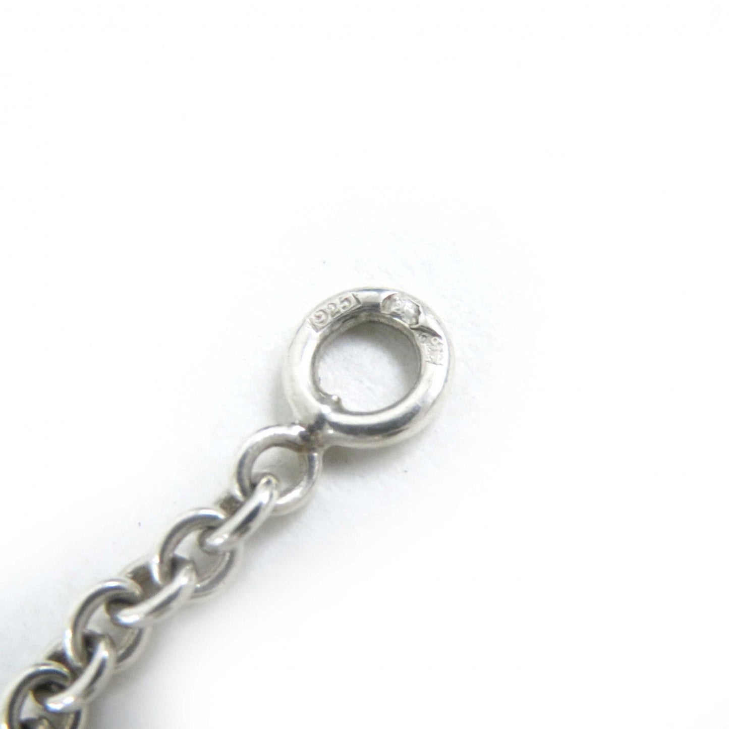 HERMES Necklace AG925 Silver Kelly Cadena Necklace