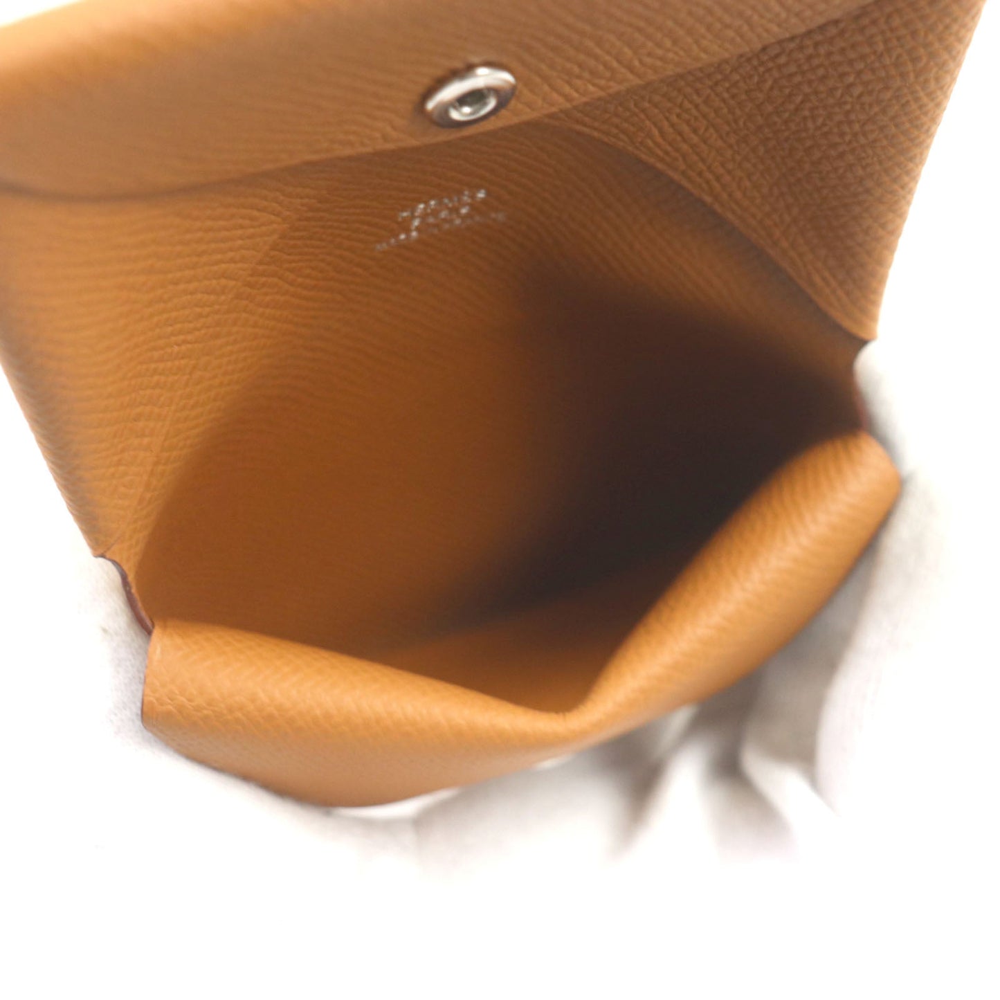 HERMES Coin case Epsom gold Calvi duo