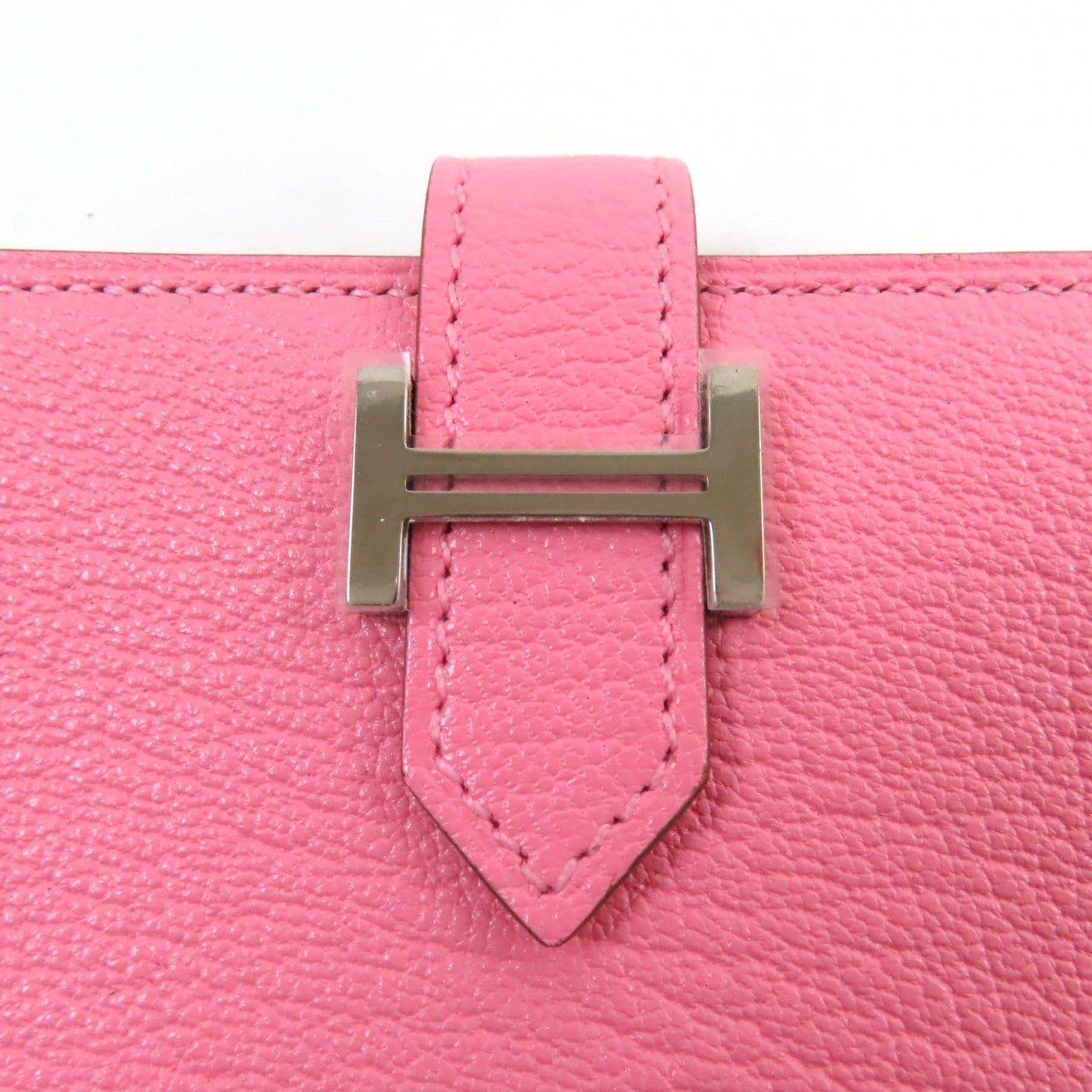 HERMES name card holder Shave Rose azare Bearn Mini