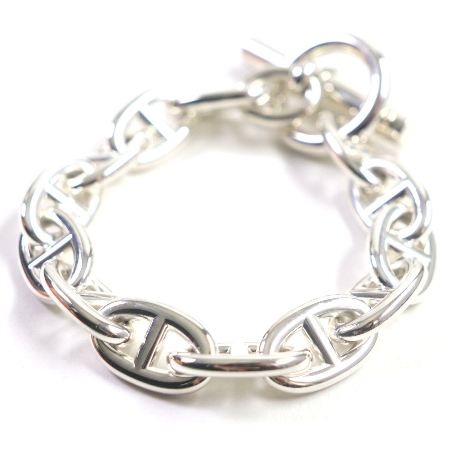 HERMES bracelet 24AG048984 AG925 Silver Chene DunkleTGM