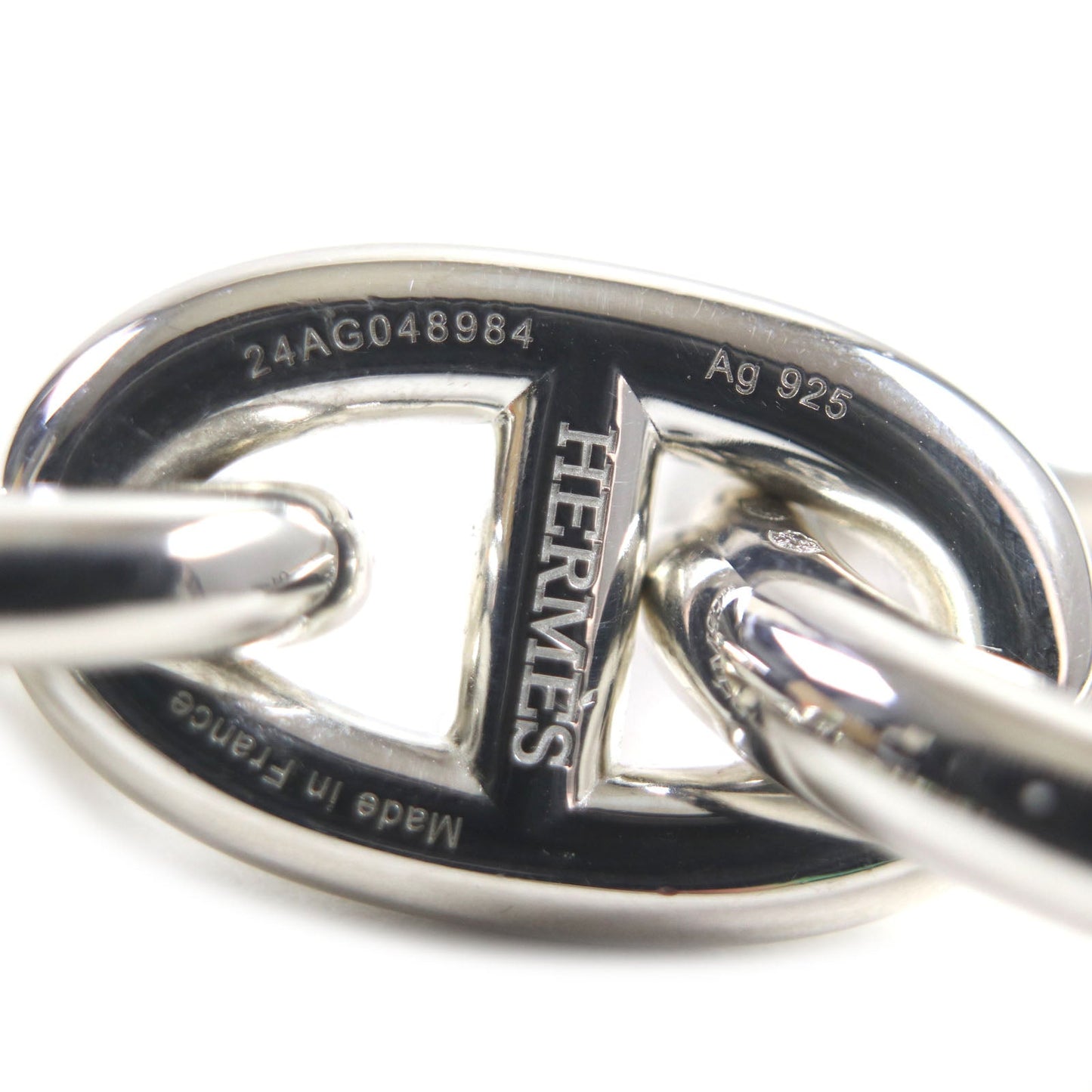HERMES bracelet 24AG048984 AG925 Silver Chene DunkleTGM