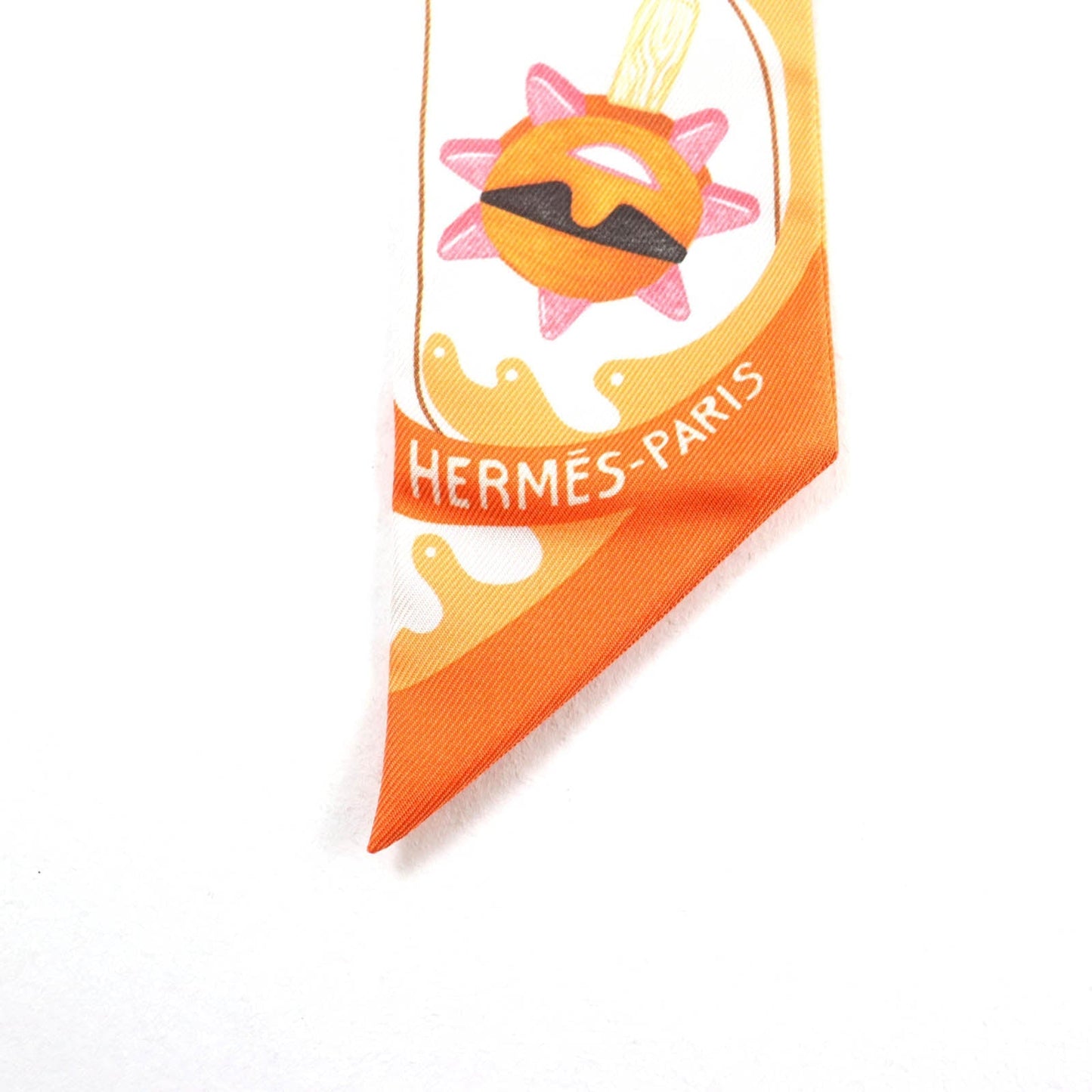 HERMES scarf silk Multi FUNNY ICE CREAM