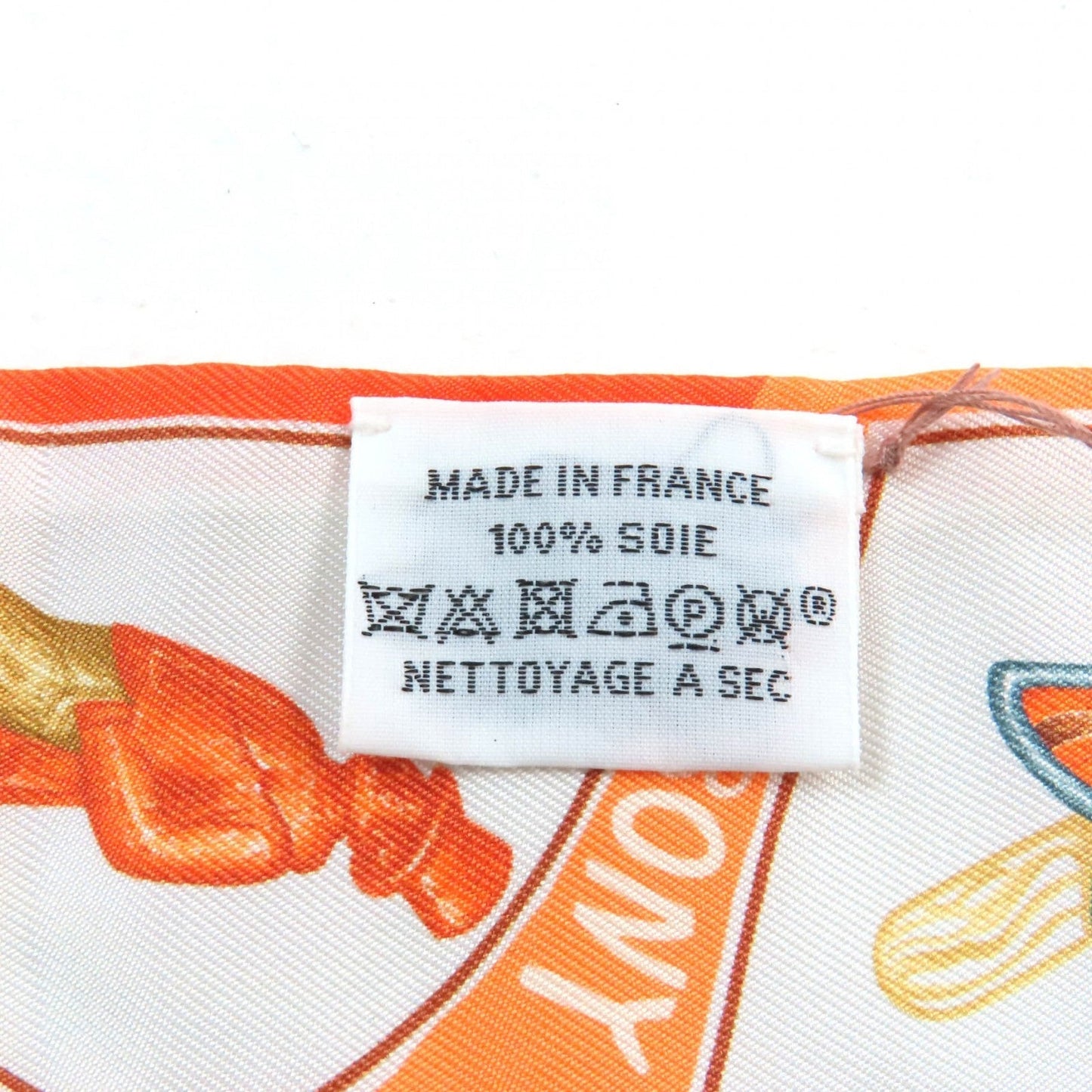 HERMES scarf silk Multi FUNNY ICE CREAM