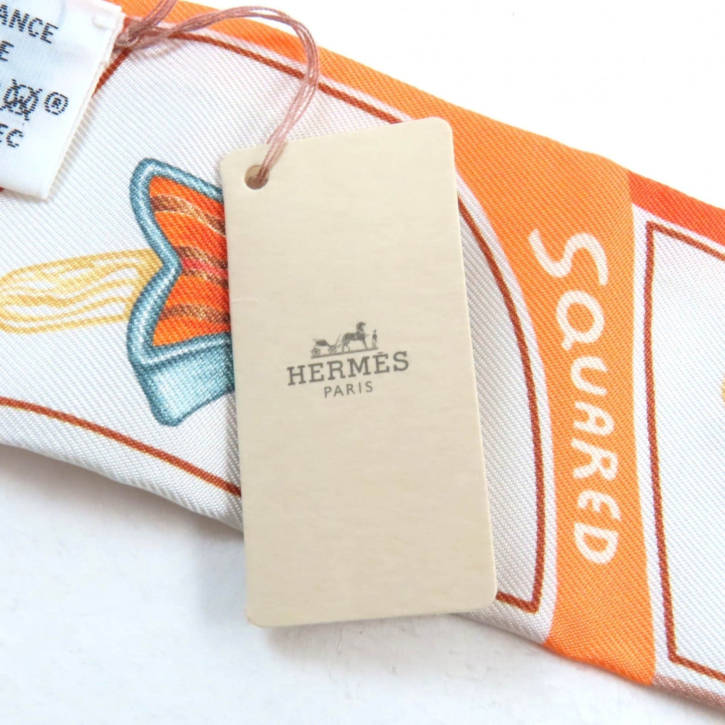 HERMES scarf silk Multi FUNNY ICE CREAM