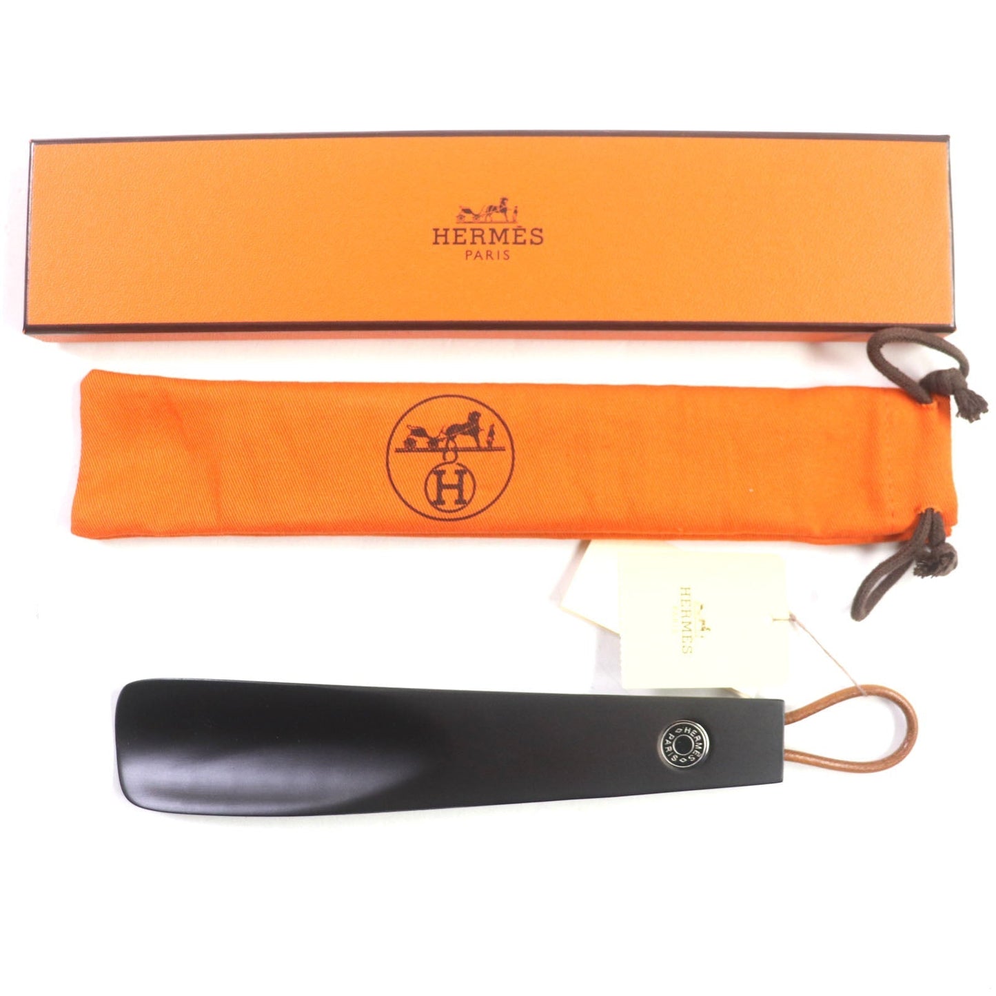 HERMES Other accessories 052052ZH Wood Black brown