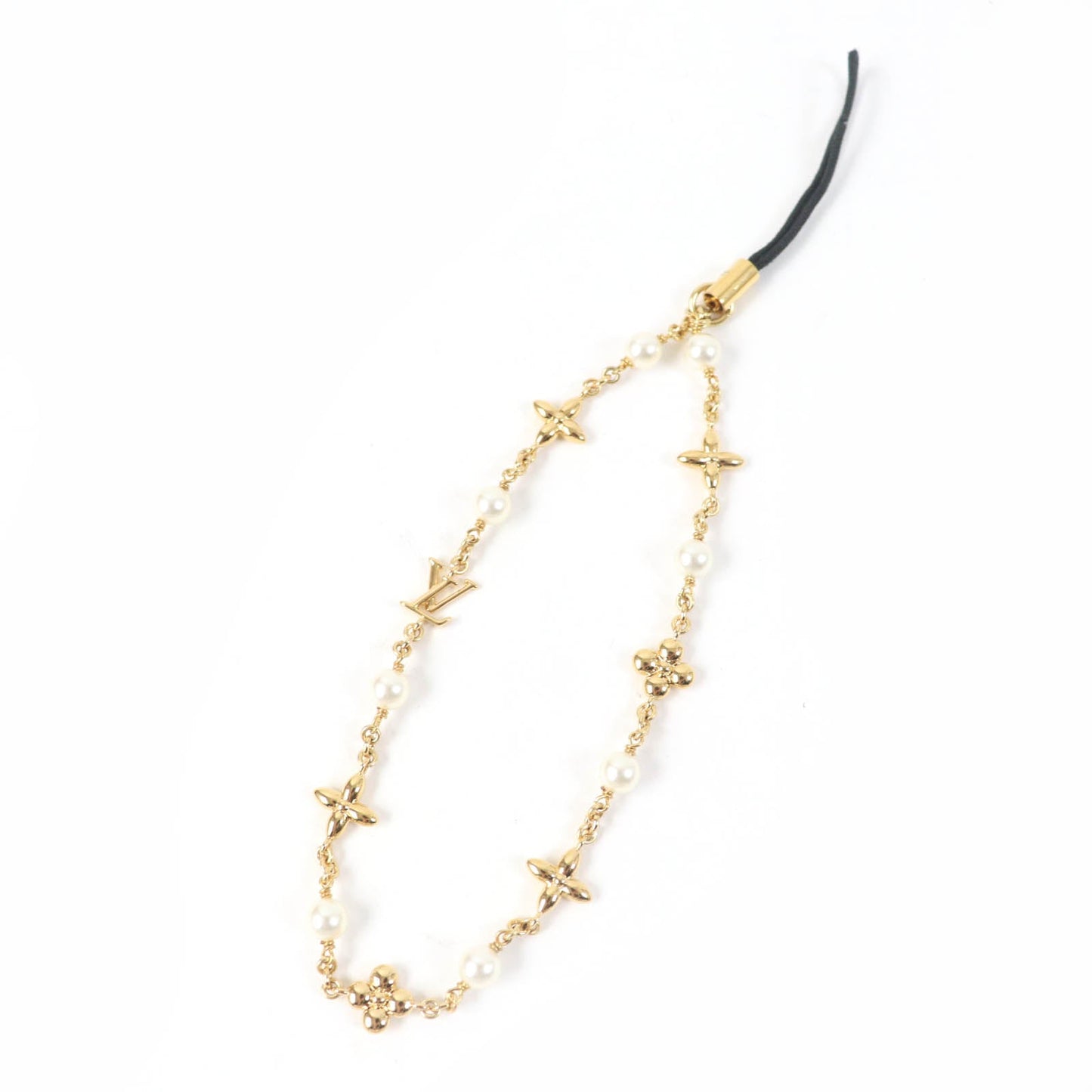 LOUIS VUITTON Bag charm M01801 Gold Plated gold Phone Charm Louisa
