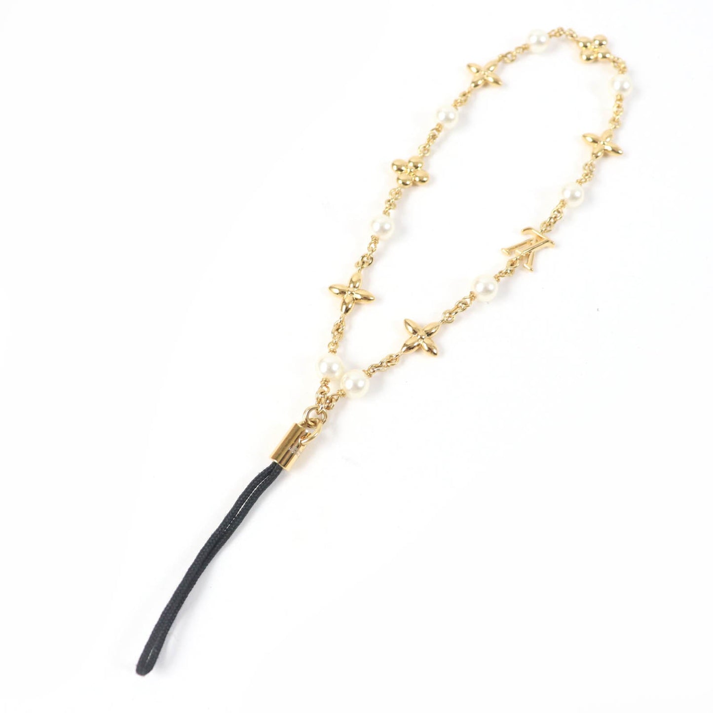 LOUIS VUITTON Bag charm M01801 Gold Plated gold Phone Charm Louisa