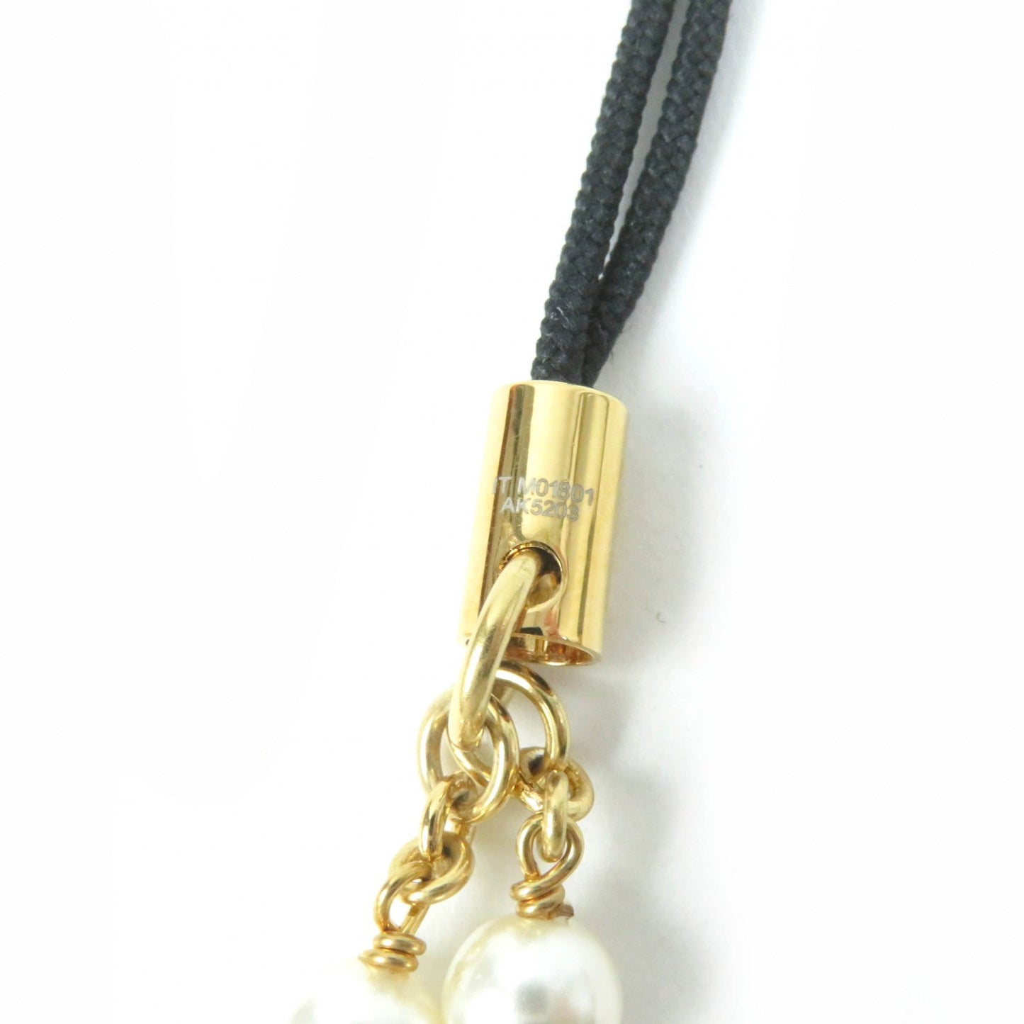 LOUIS VUITTON Bag charm M01801 Gold Plated gold Phone Charm Louisa