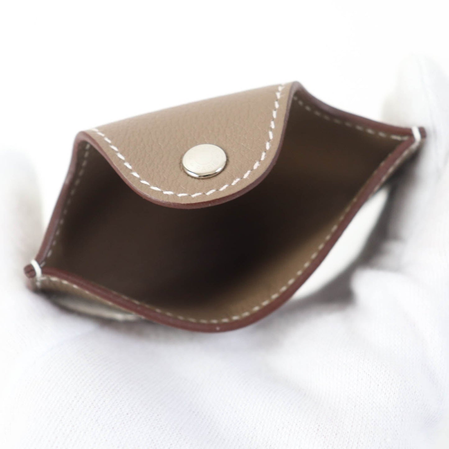HERMES Card Case Evercolor Etope Iliad