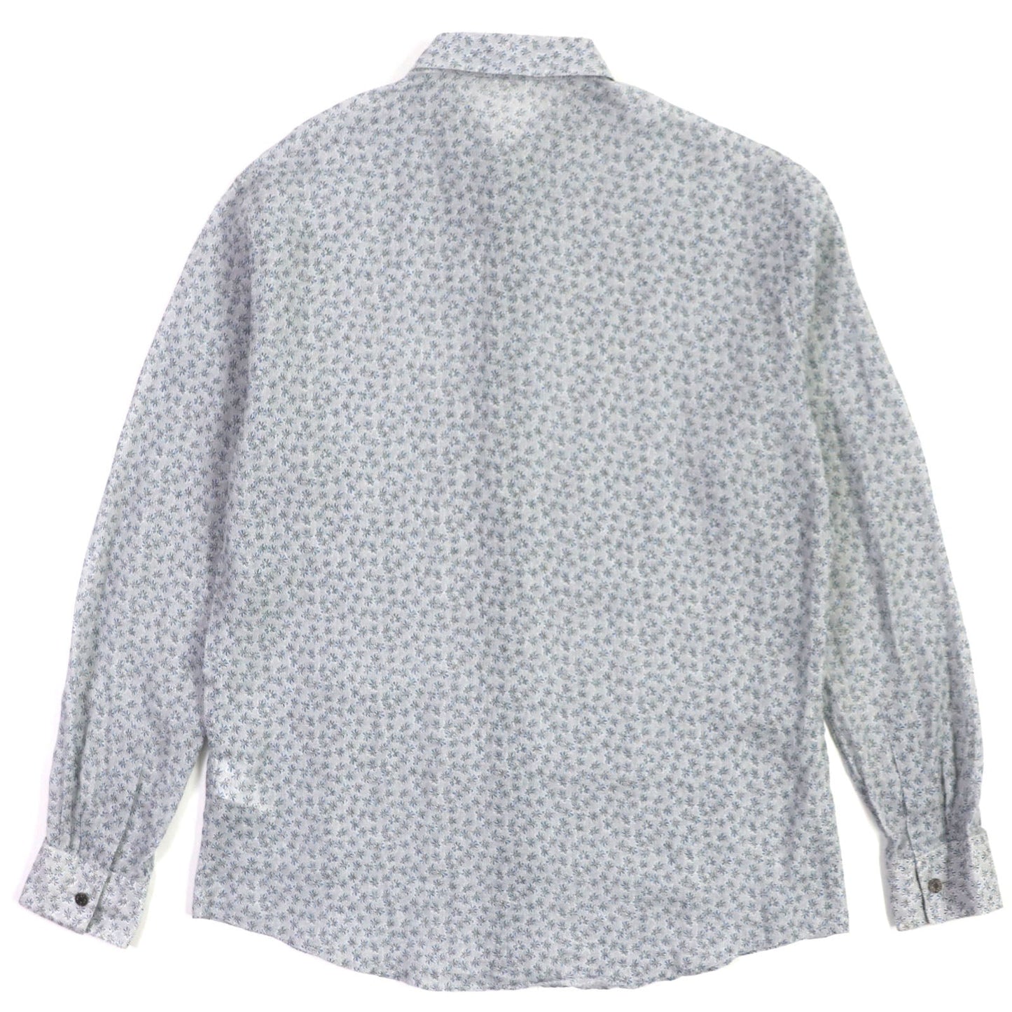 HERMES Long sleeve shirt linen gray 42