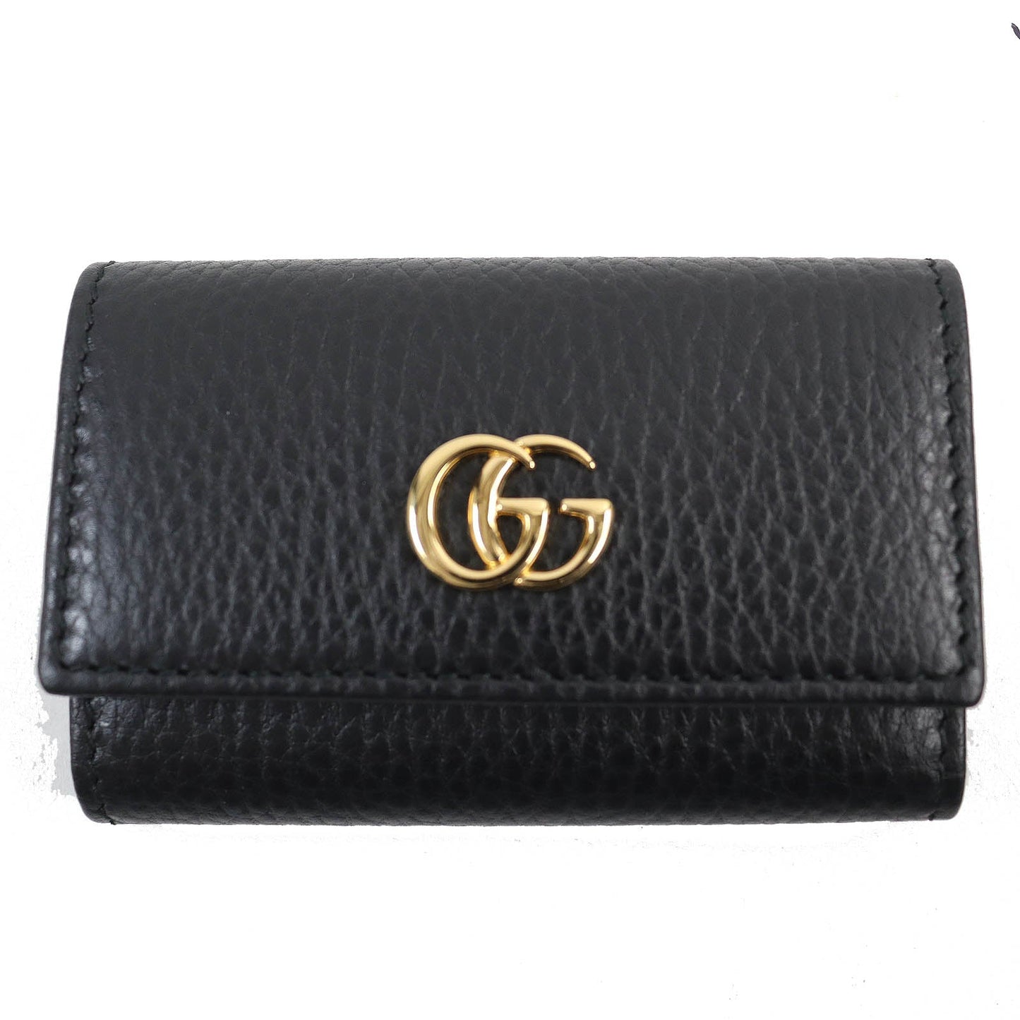 GUCCI Key case Key holder  456118 leather black