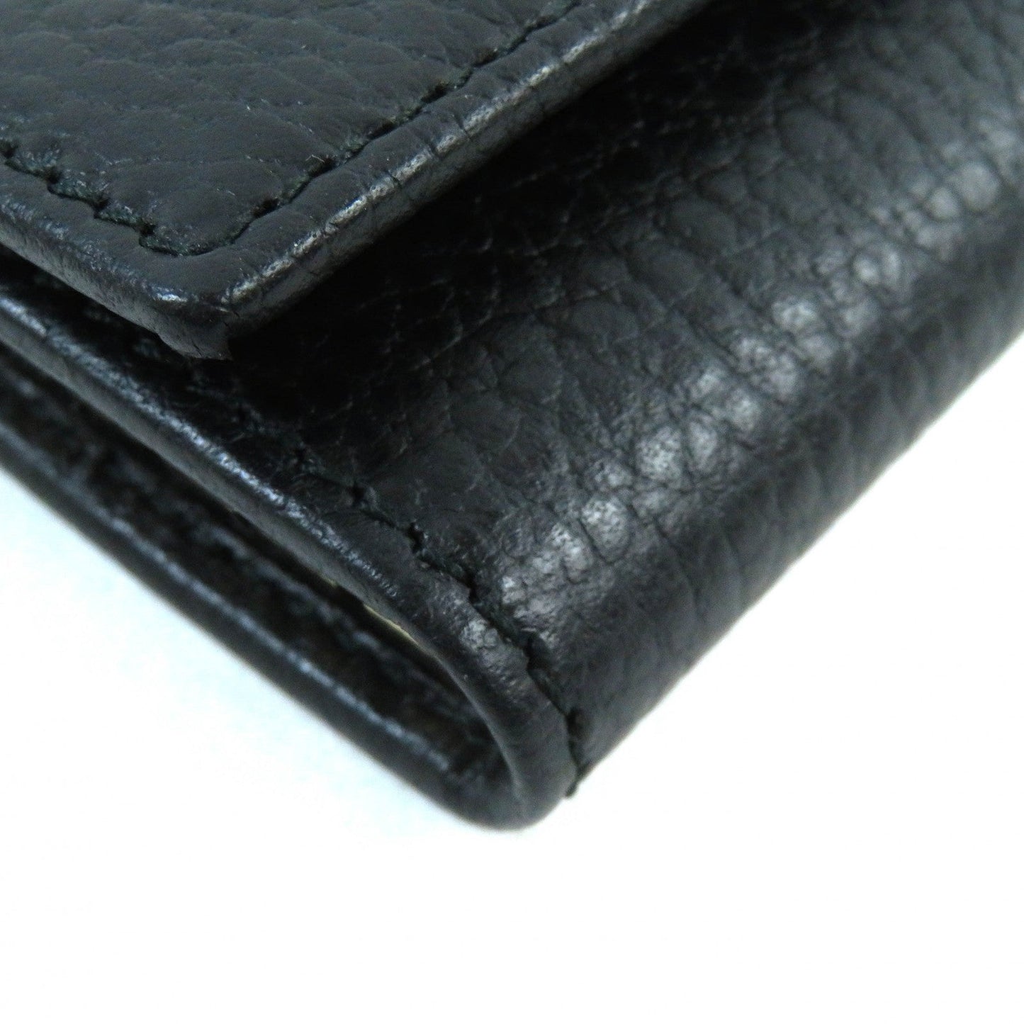 GUCCI Key case Key holder  456118 leather black