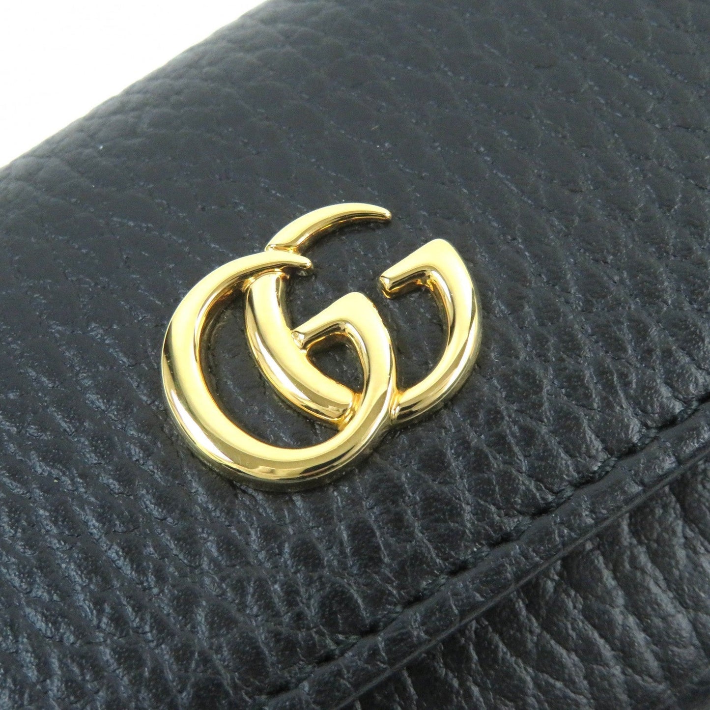 GUCCI Key case Key holder  456118 leather black