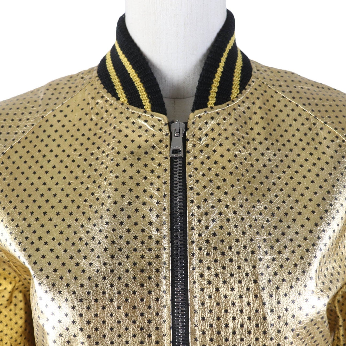 GUCCI Bomber jacket 519455 Sheep leather gold 38