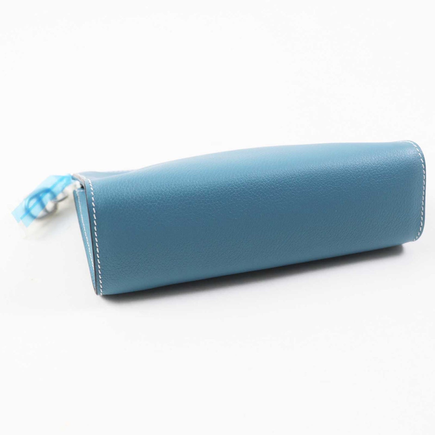 HERMES Pouch Evercolor new blue gene Zip Angor PM
