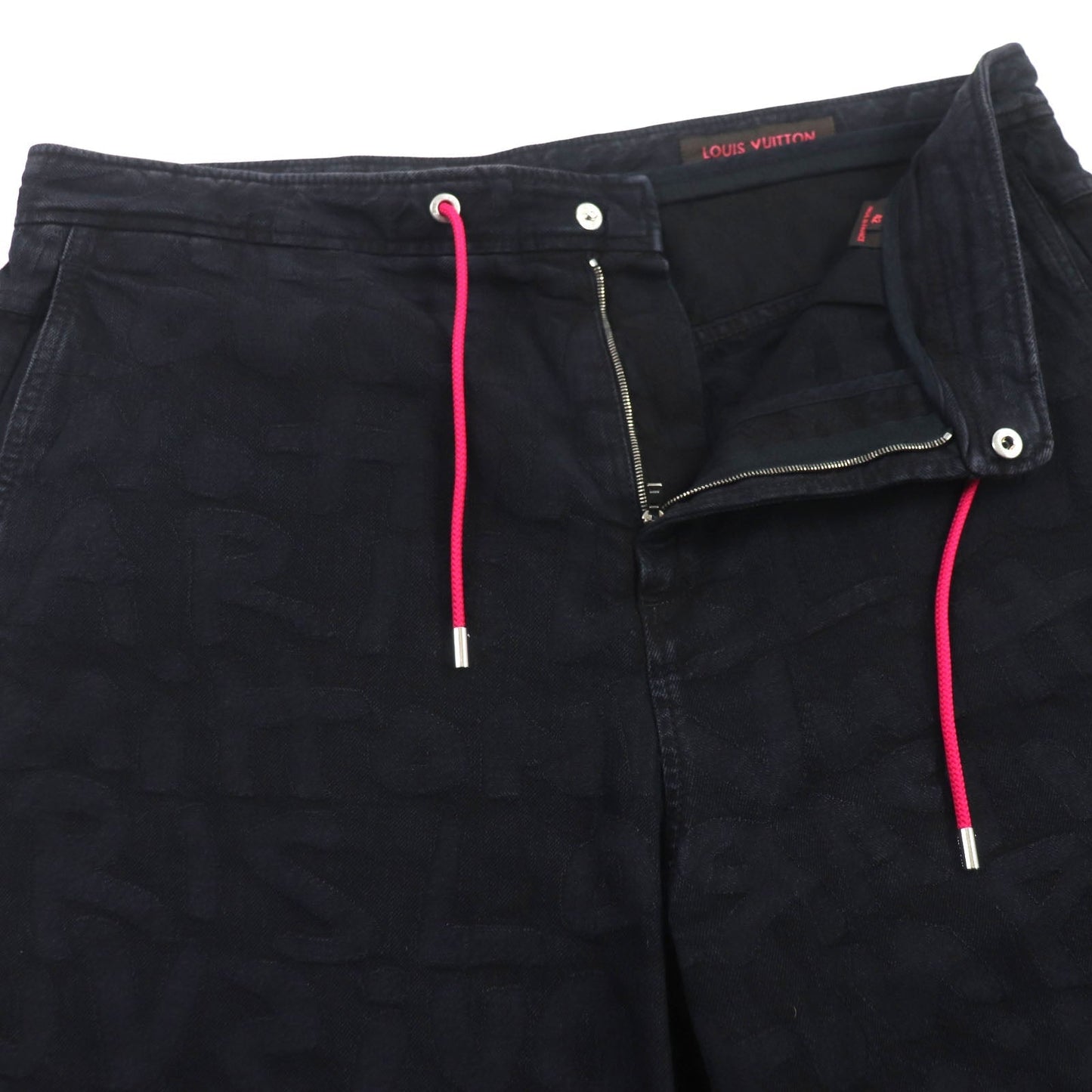 LOUIS VUITTON Denim pants cotton black 42