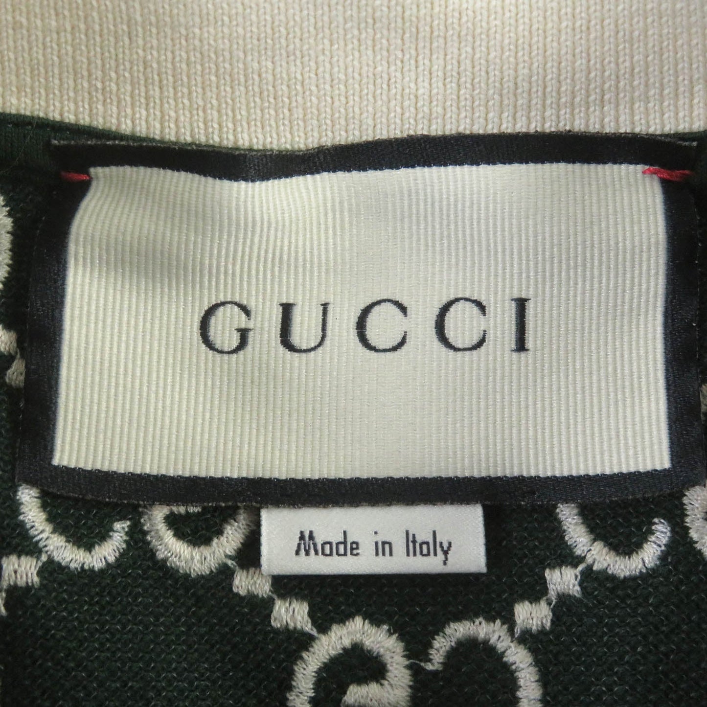 GUCCI Short sleeve polo shirt 598956 cotton green S
