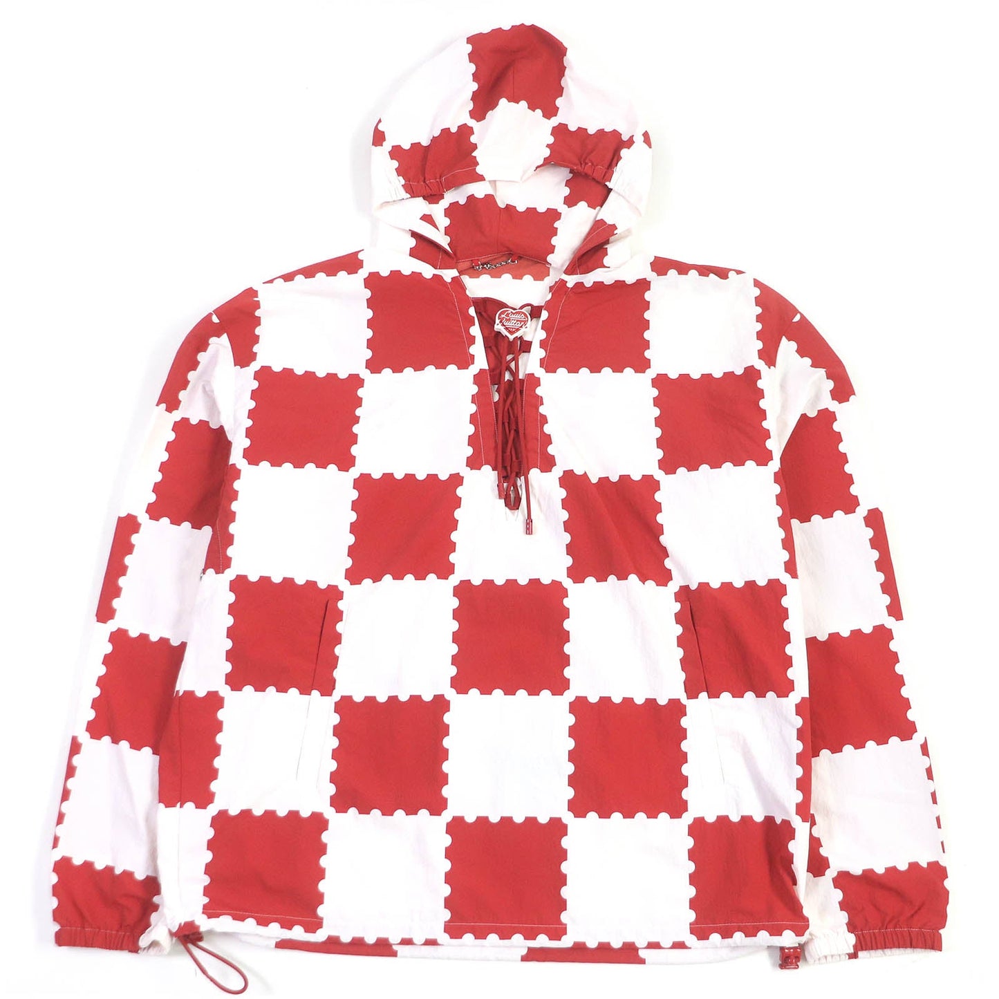 LOUIS VUITTON Blouson Nylon White red NIGO 50