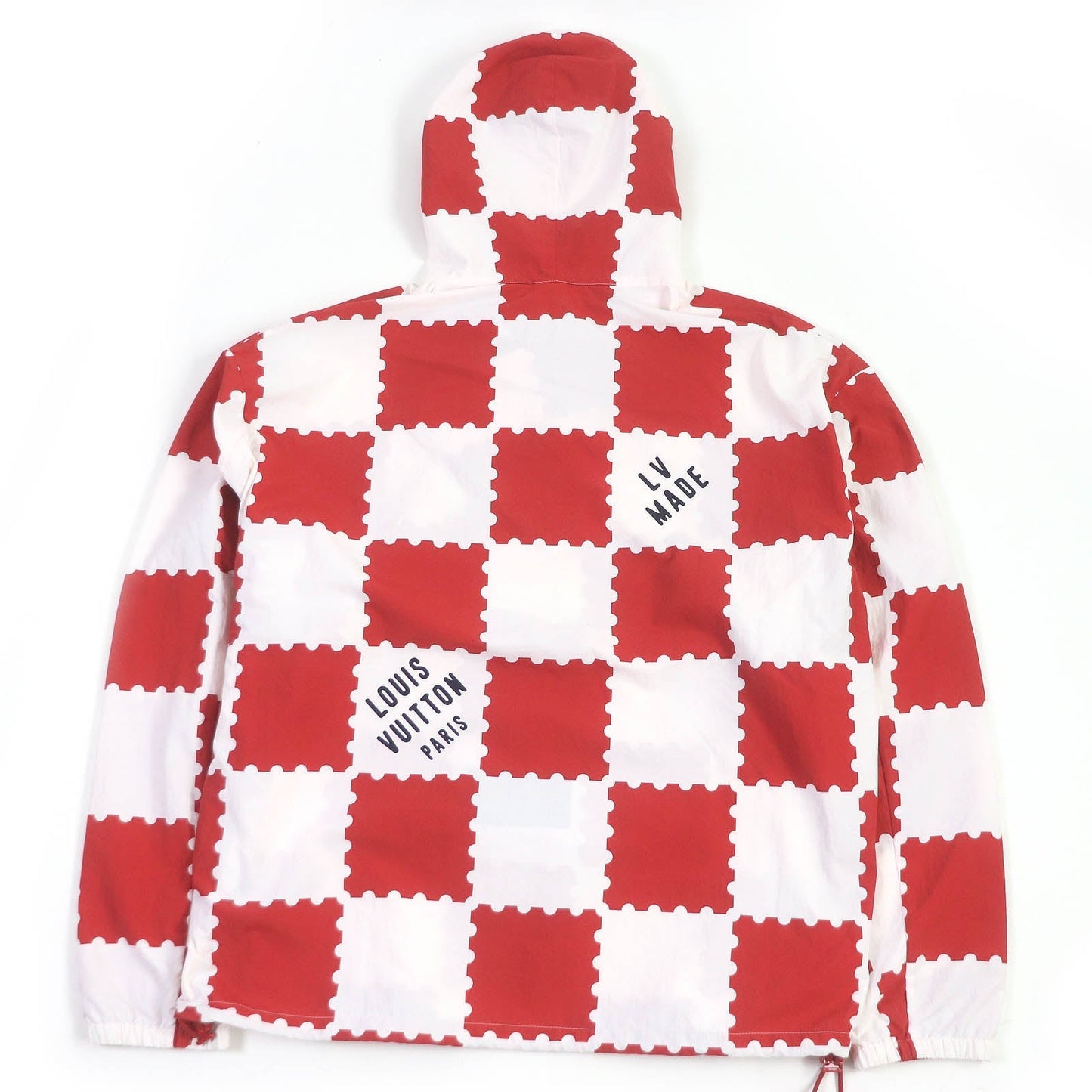 LOUIS VUITTON Blouson Nylon White red NIGO 50
