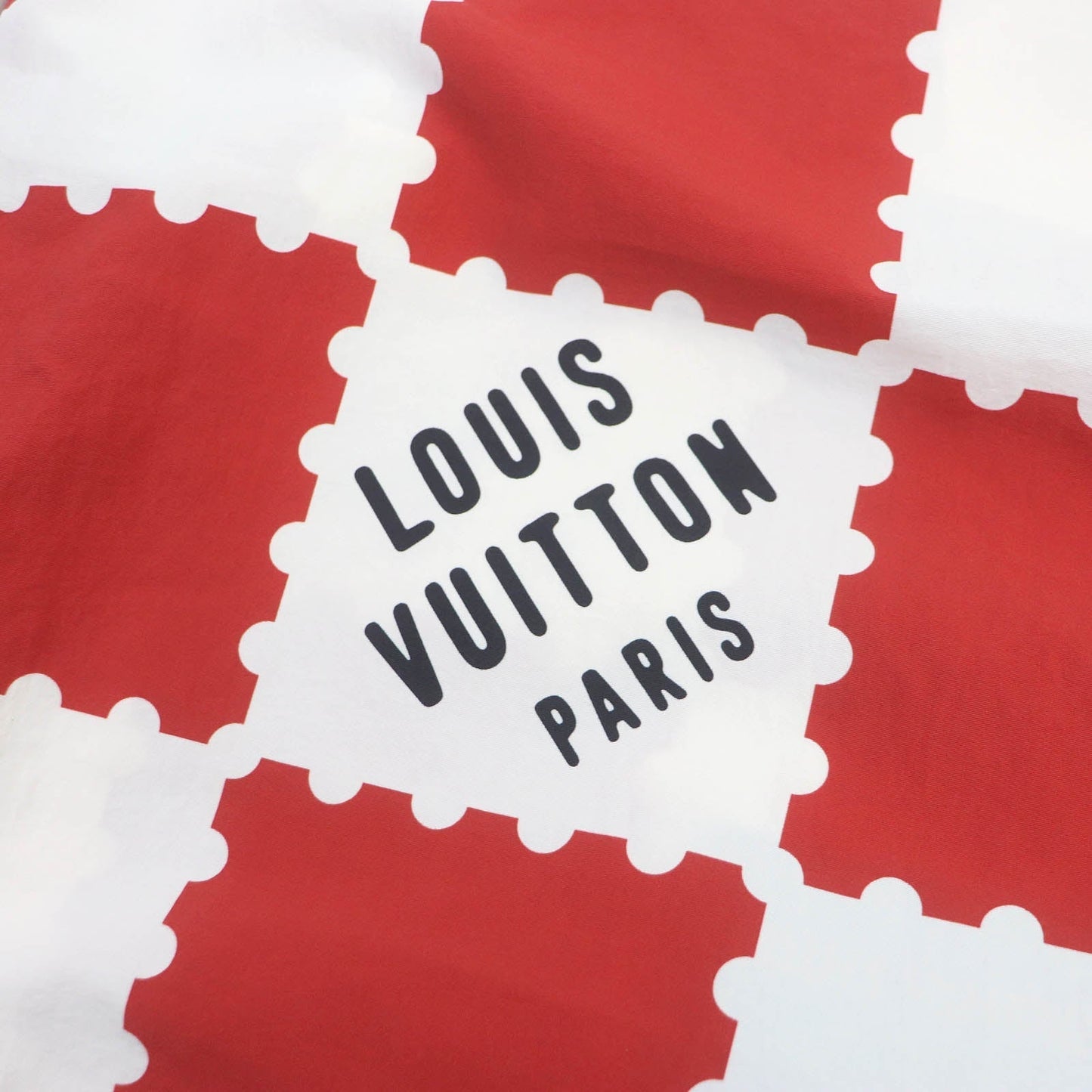 LOUIS VUITTON Blouson Nylon White red NIGO 50