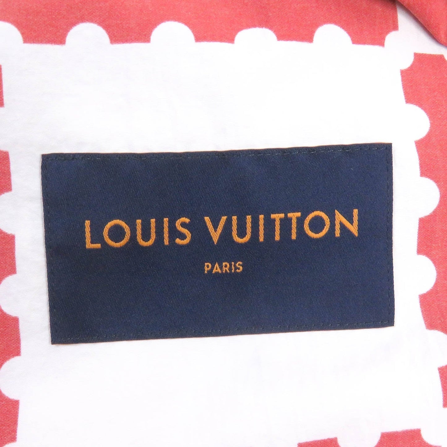 LOUIS VUITTON Blouson Nylon White red NIGO 50