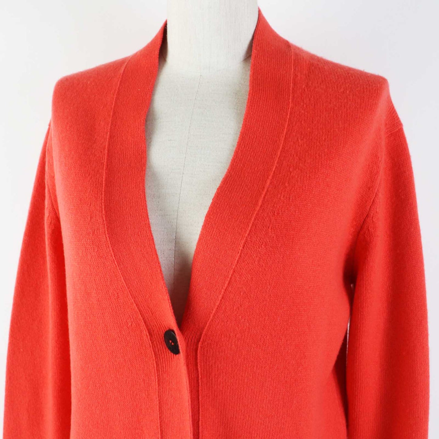 HERMES cardigan cashmere Orange 34