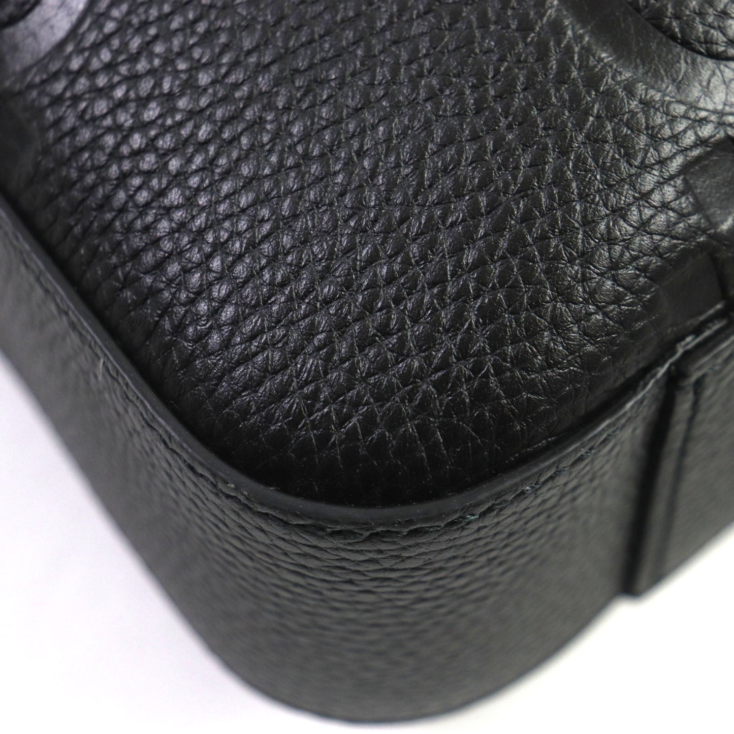 GUCCI Business bag 658573 leather black Jumbo GG