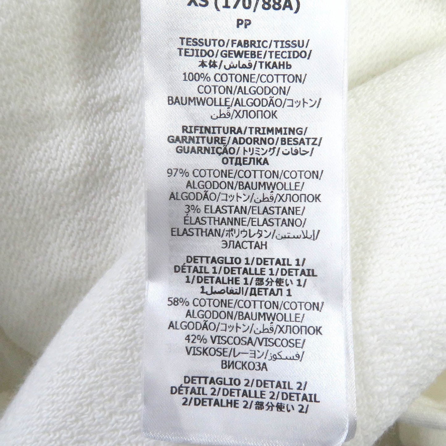 GUCCI Hoodie 722967 cotton white XS
