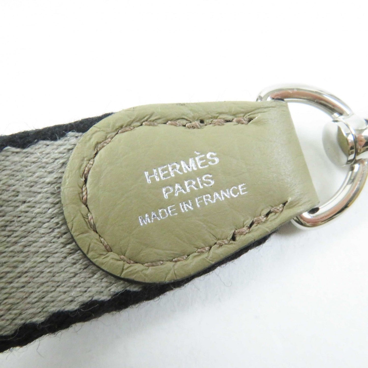 HERMES Shoulder Bag Taurillon Clemence Beige Alpha Evelyn TPM