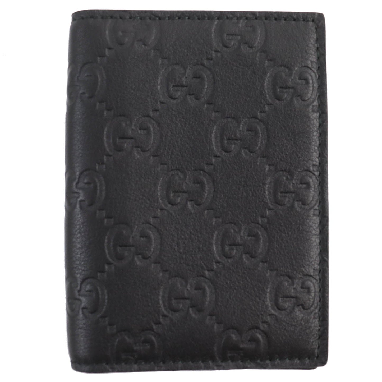 GUCCI Card Case 146230 leather black