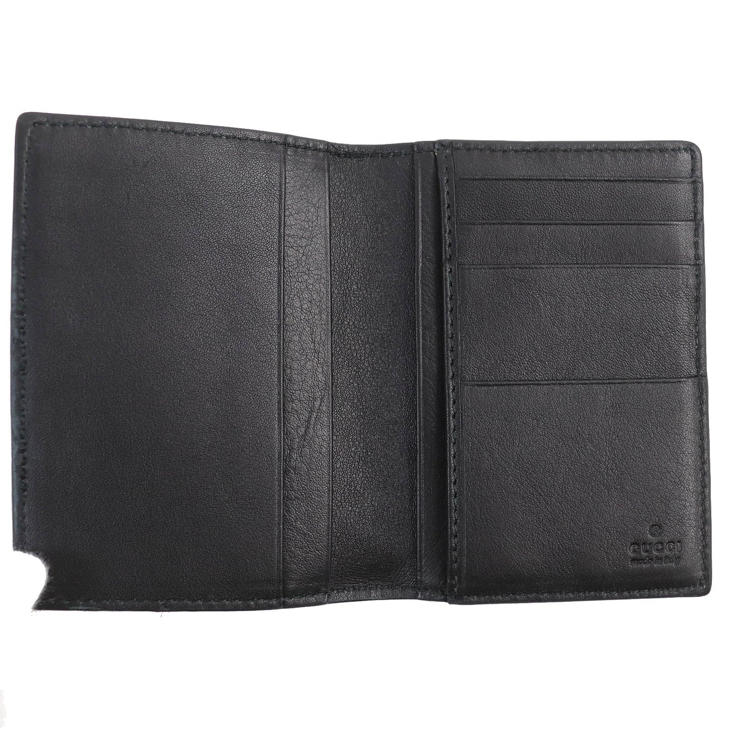 GUCCI Card Case 146230 leather black