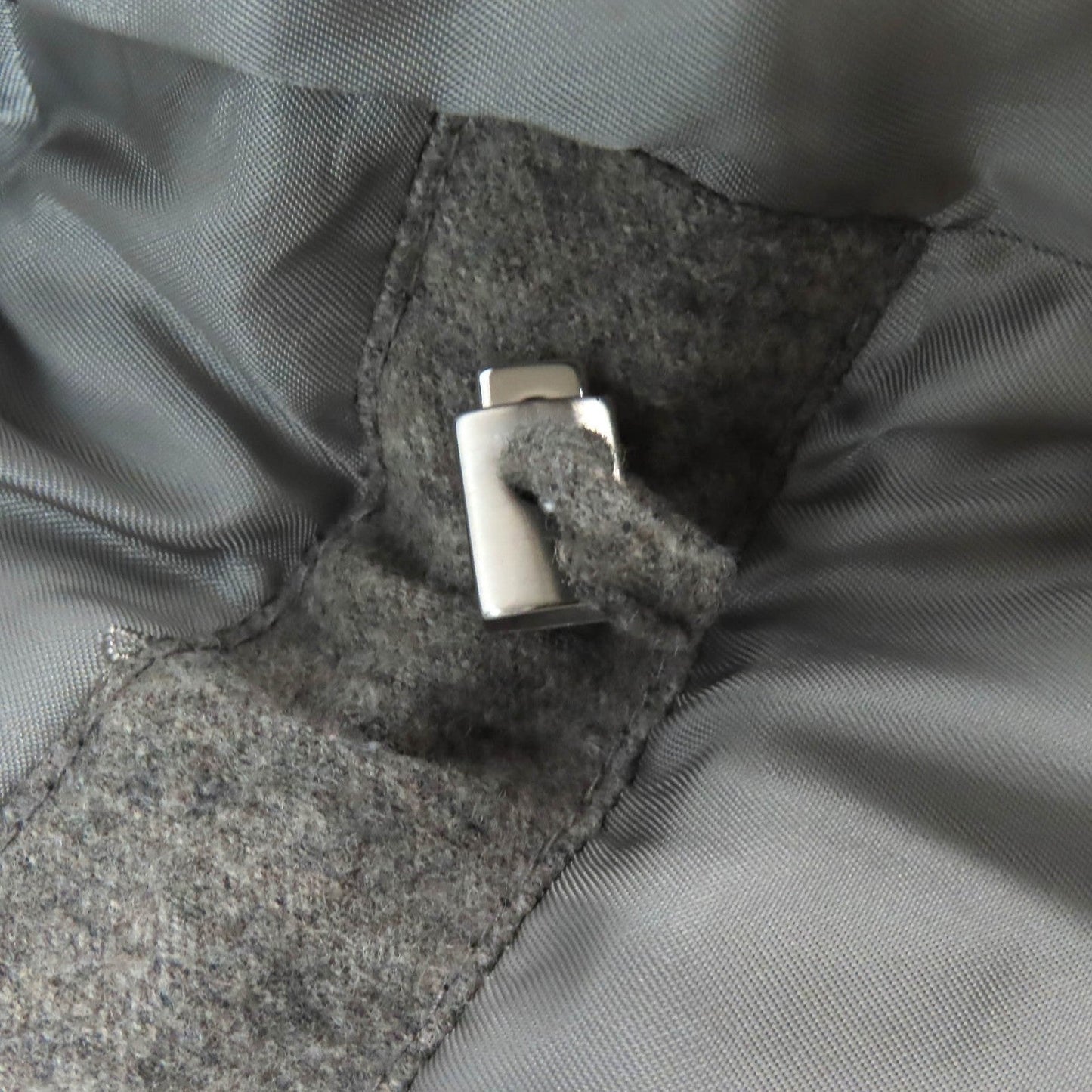 HERMES tailored jacket wool gray 46